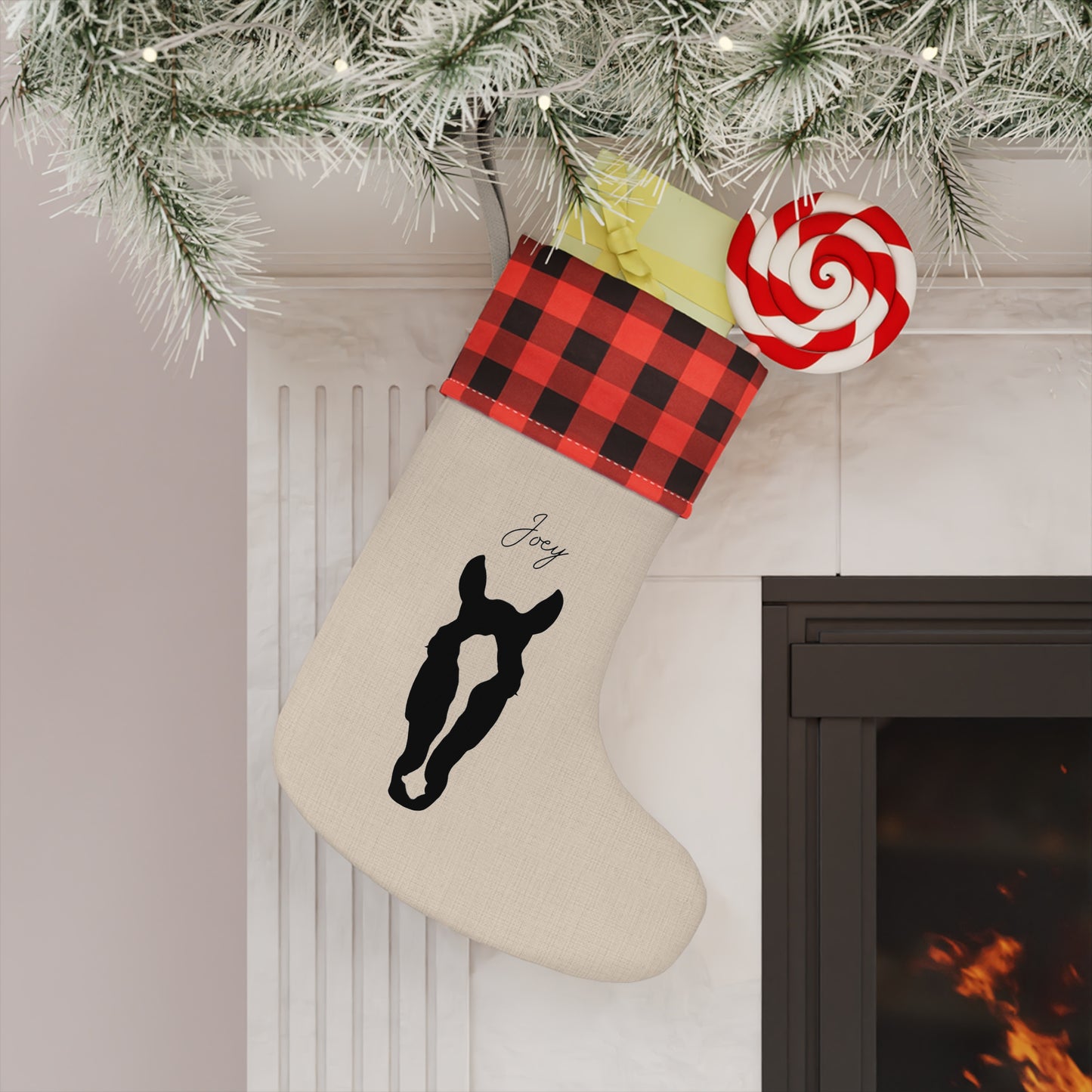 Custom Equestrian Christmas Stocking