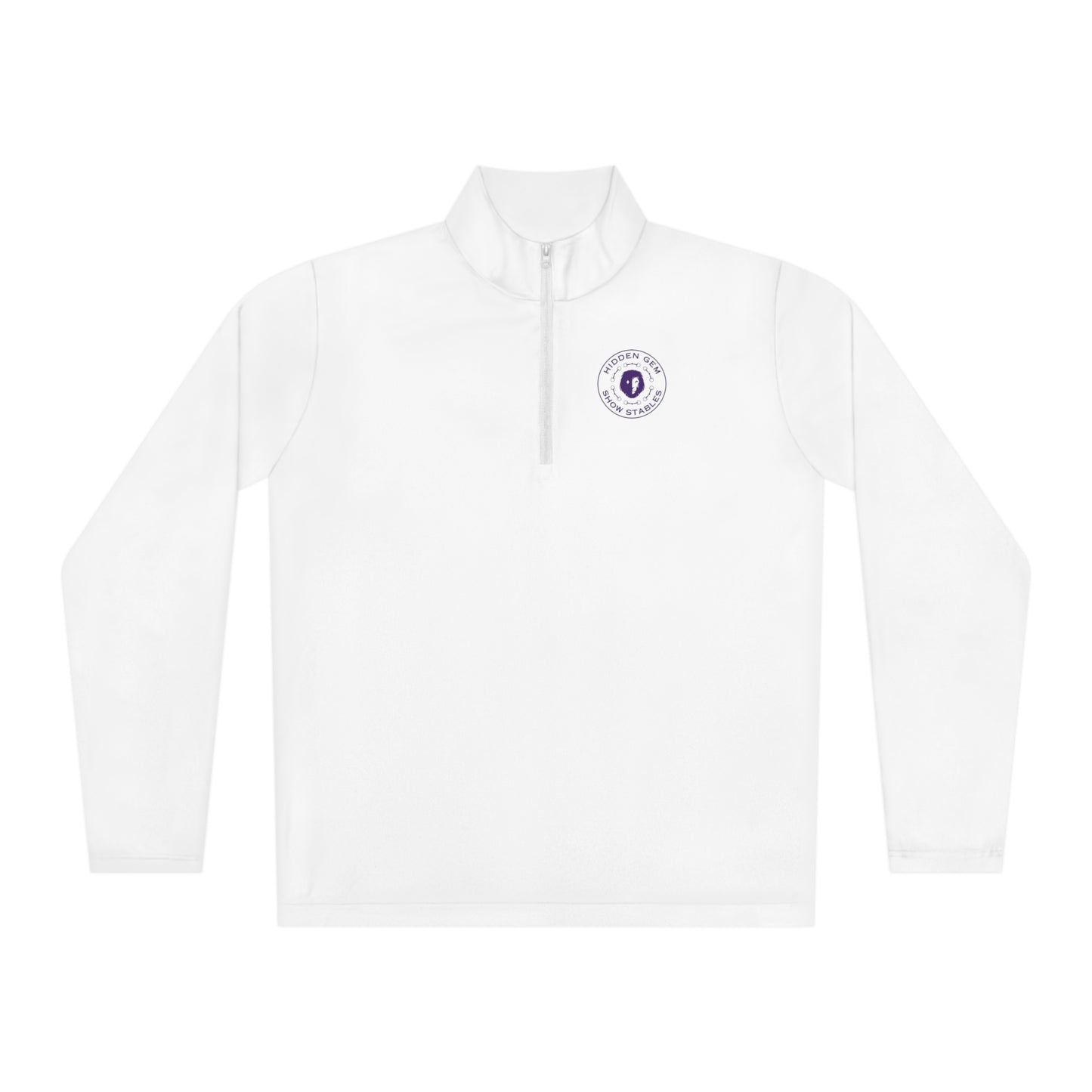 Quarter-Zip Sunshirt Pullover with Logo Front & Back