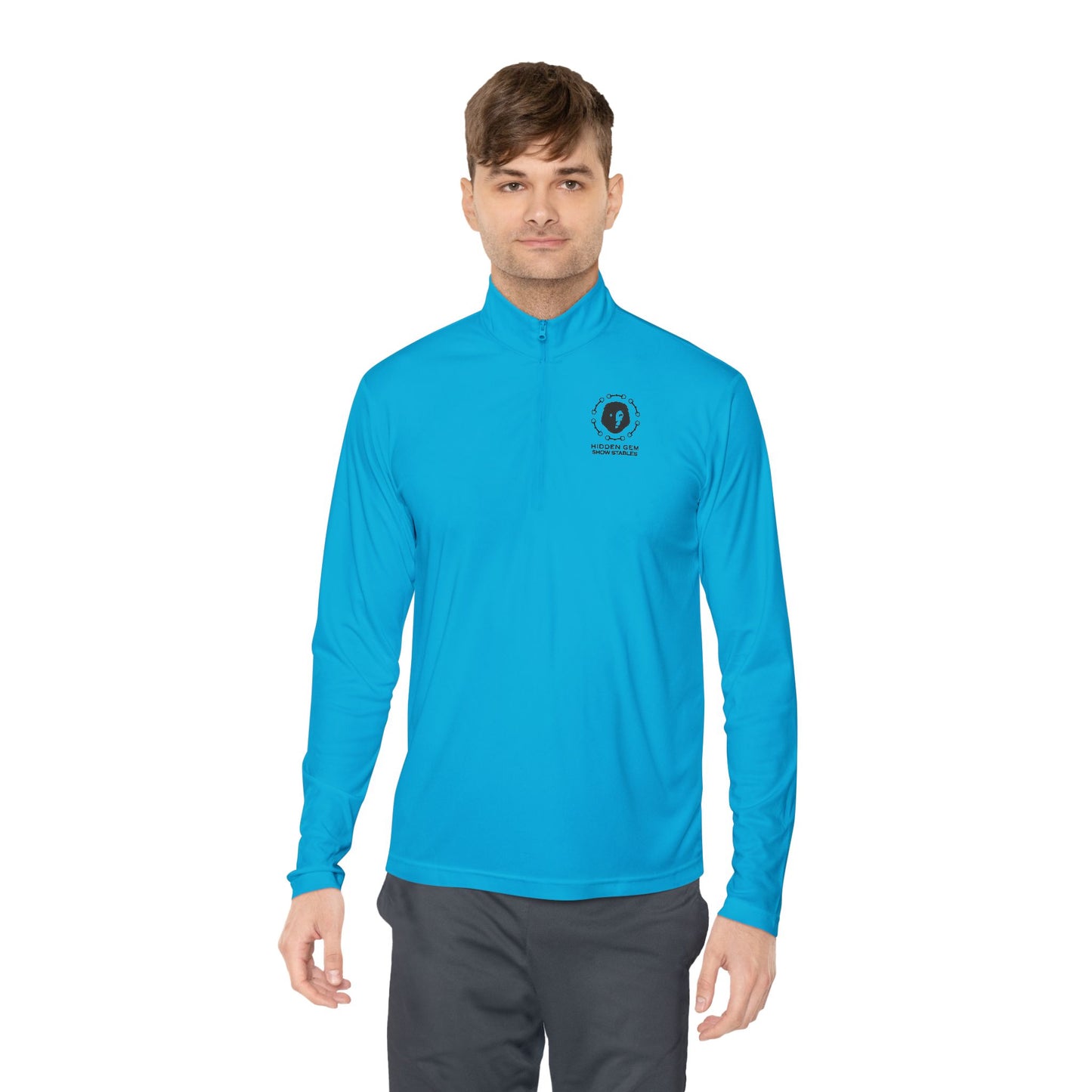 Hidden Gem Show Stables Unisex Quarter-Zip Sunshirt