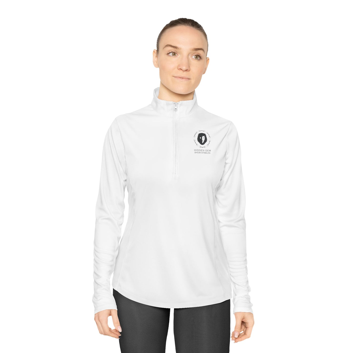 Hidden Gem Show Stables Ladies Quarter Zip Sunshirt
