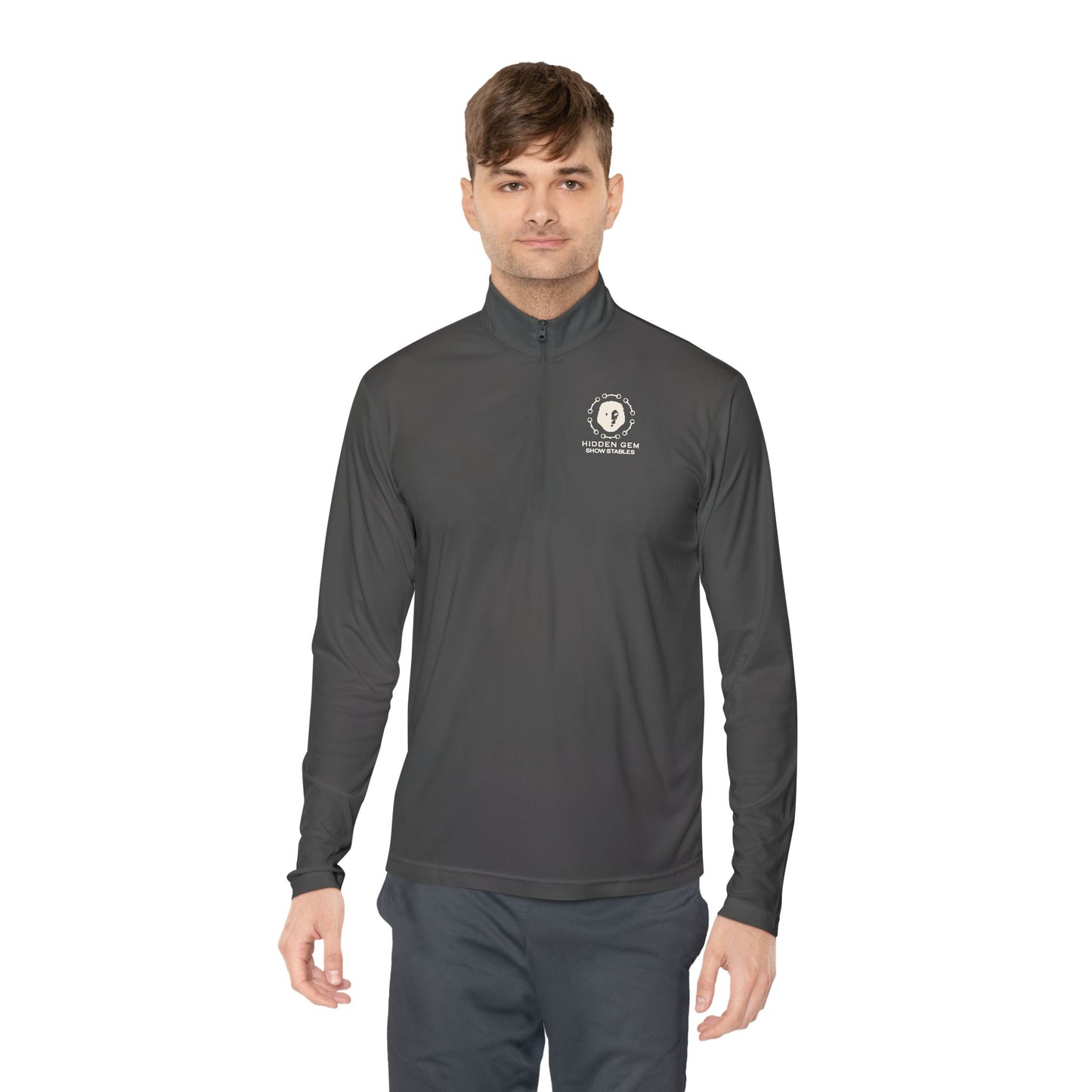 Hidden Gem Show Stables Unisex Quarter-Zip Sunshirt