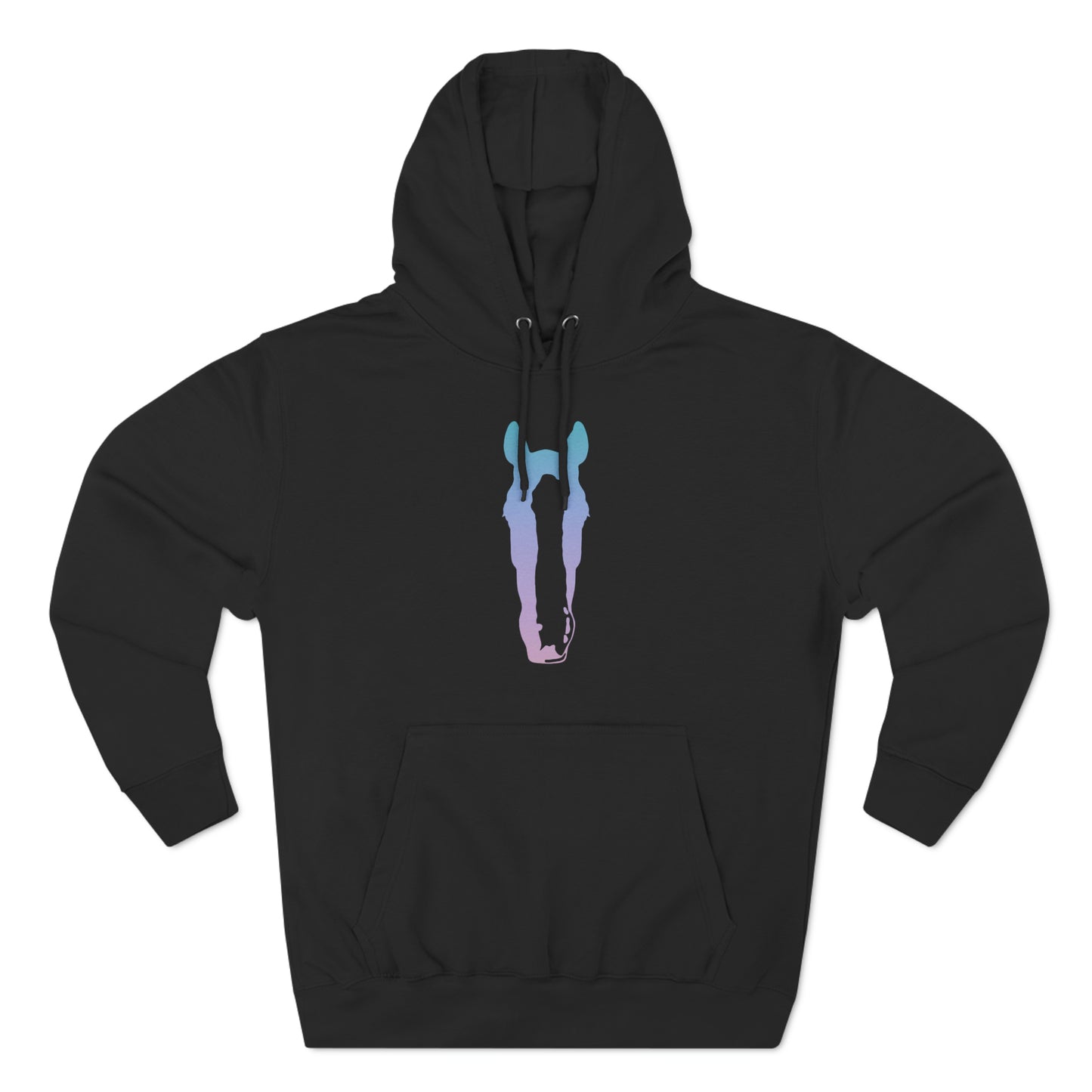 Custom Horse Silhouette Premium Hoodie