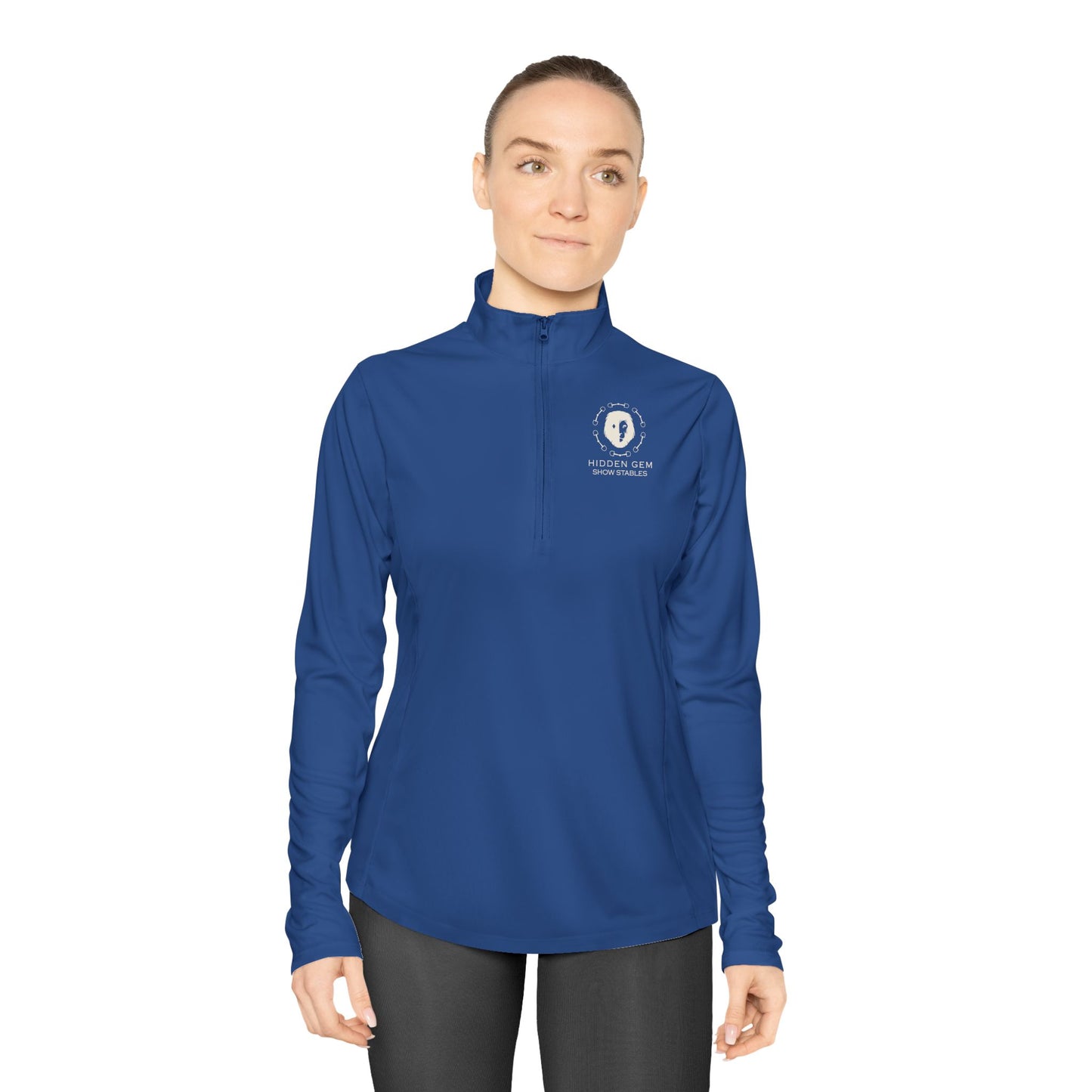 Hidden Gem Show Stables Ladies Quarter Zip Sunshirt