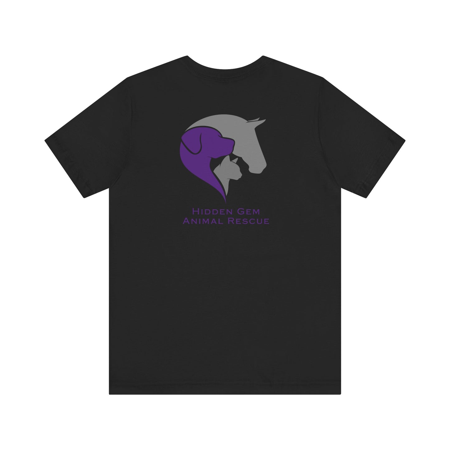 Hidden Gem Animal Rescue Unisex Jersey Short Sleeve Tee