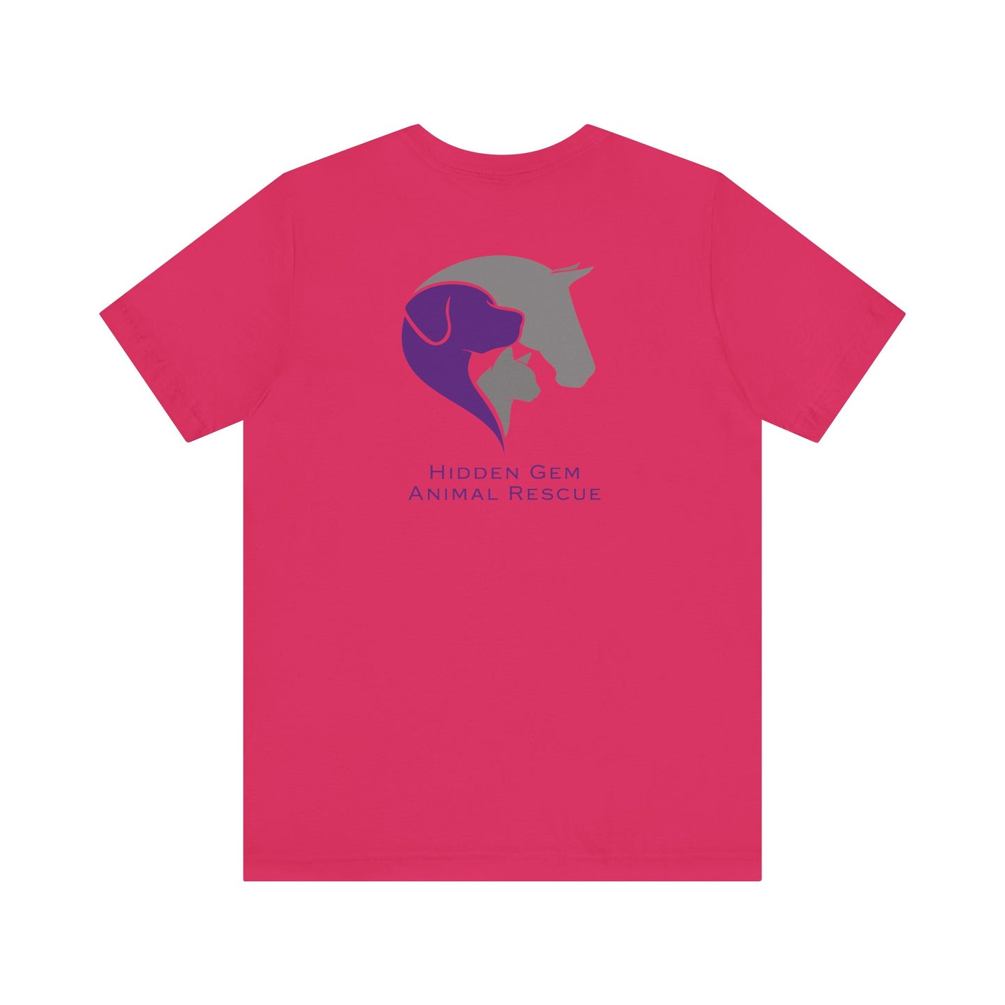 Hidden Gem Animal Rescue Unisex Jersey Short Sleeve Tee