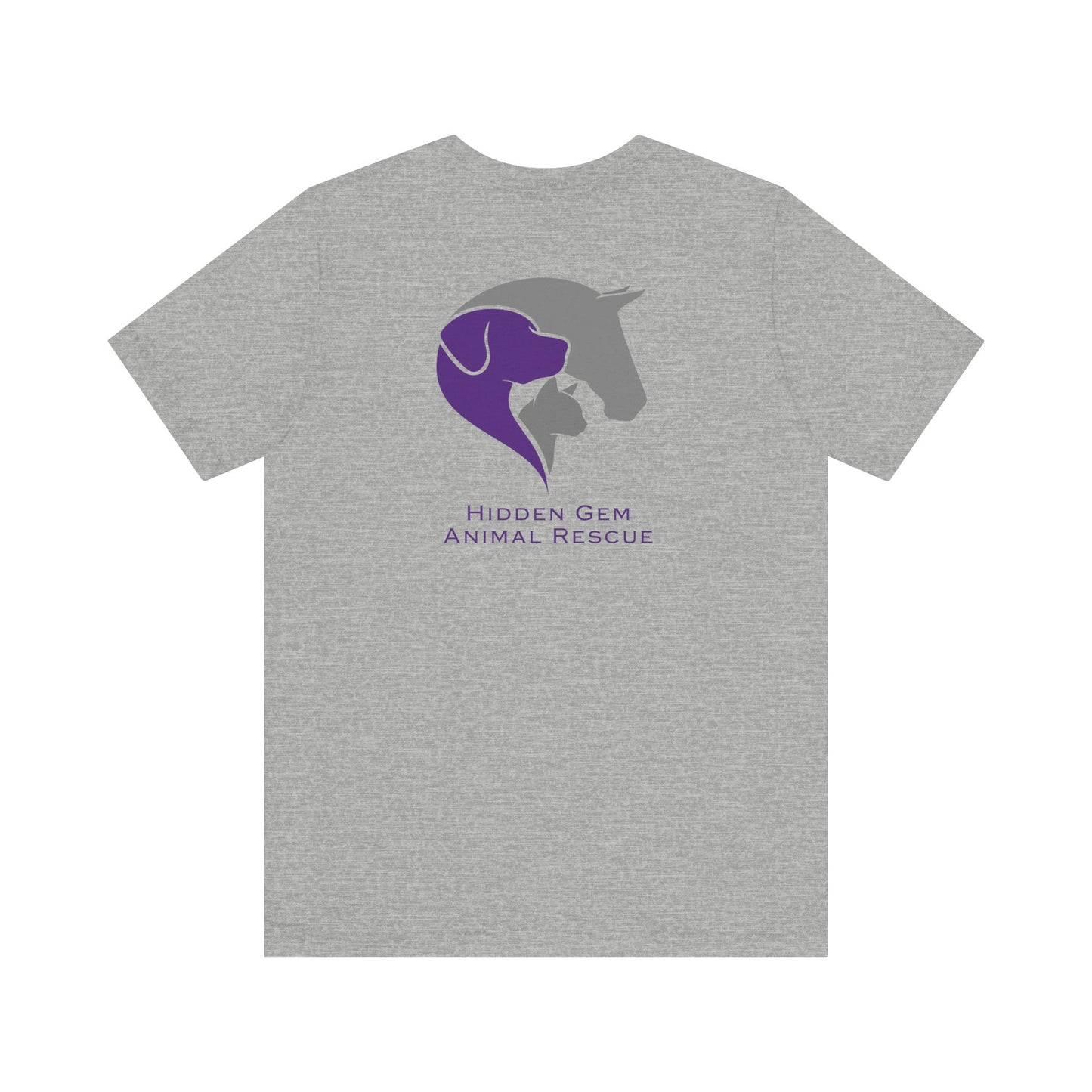Hidden Gem Animal Rescue Unisex Jersey Short Sleeve Tee