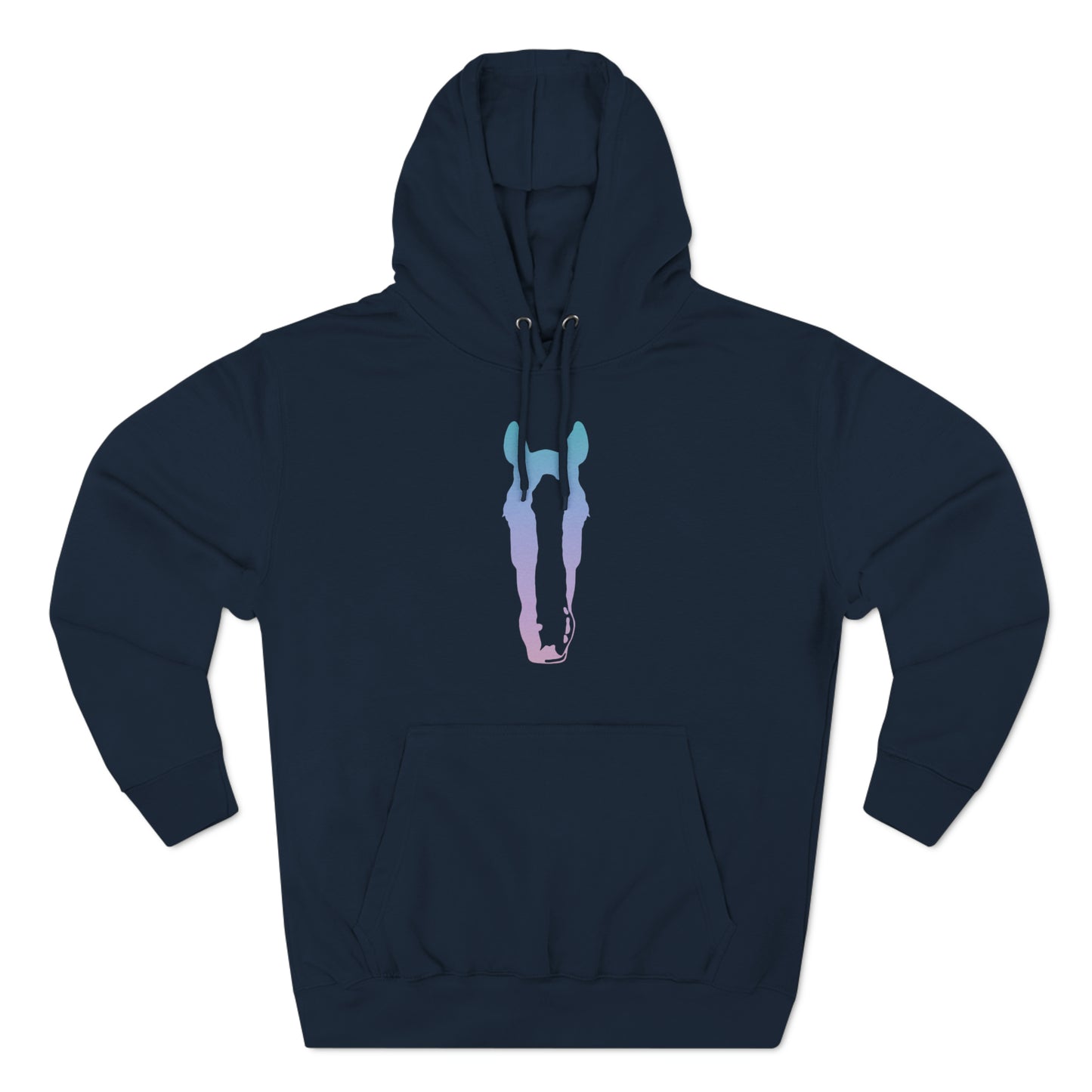 Custom Horse Silhouette Premium Hoodie