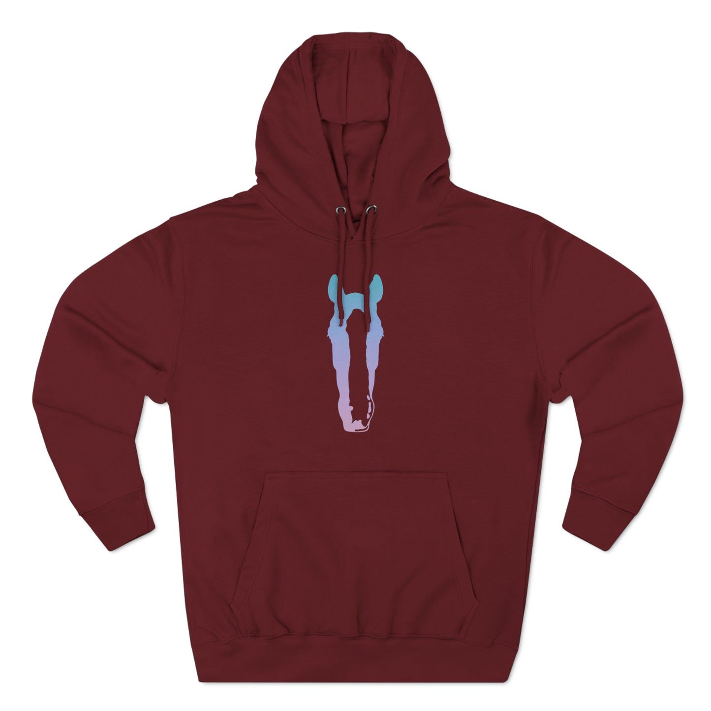 Custom Horse Silhouette Premium Hoodie