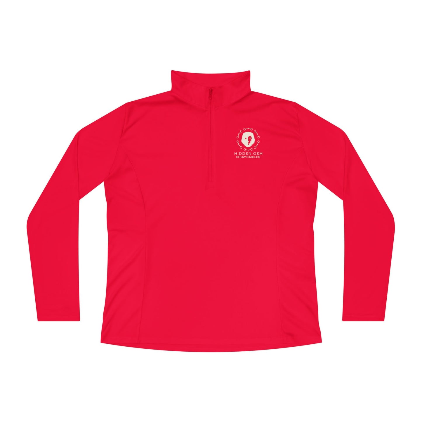 Hidden Gem Show Stables Ladies Quarter Zip Sunshirt