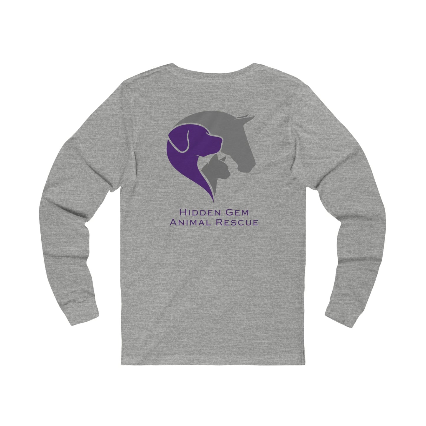 Hidden Gem Animal Rescue Unisex Jersey Long Sleeve Tee