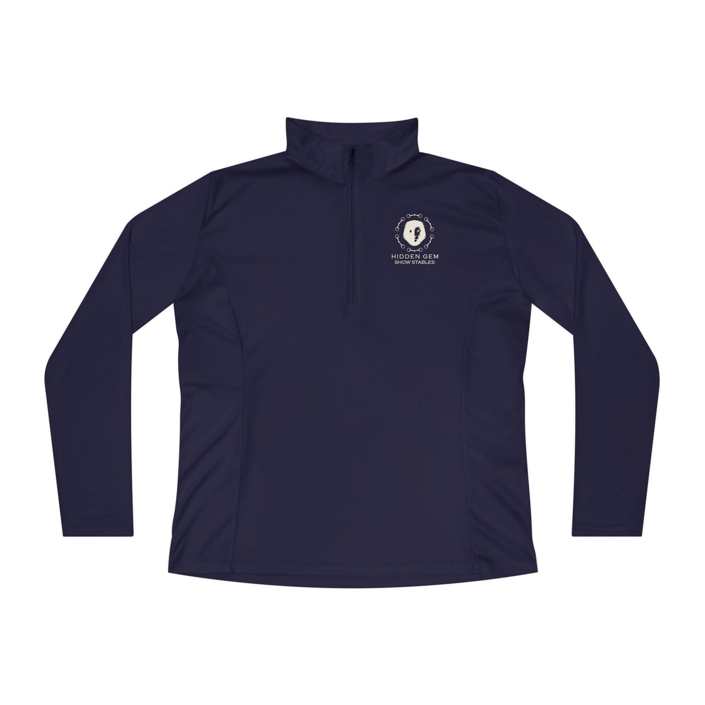Hidden Gem Show Stables Ladies Quarter Zip Sunshirt