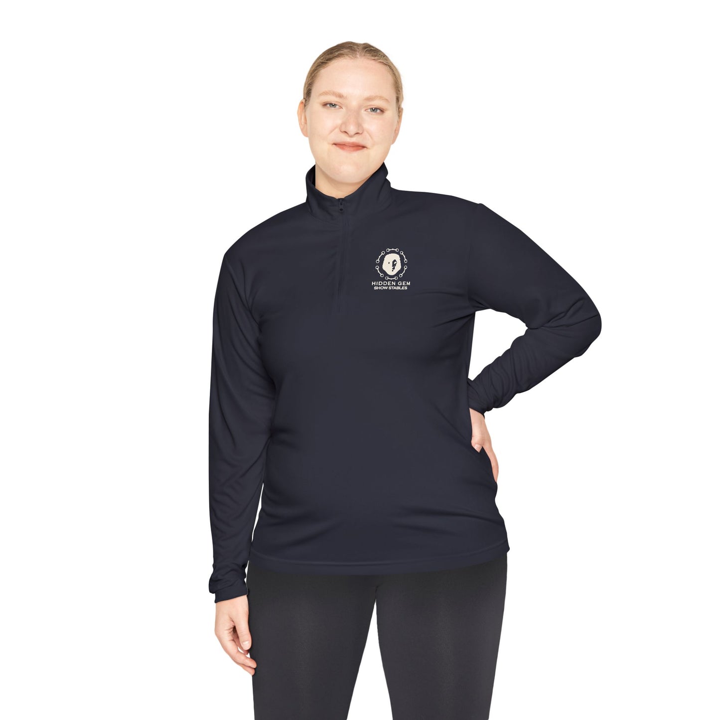 Hidden Gem Show Stables Unisex Quarter-Zip Sunshirt