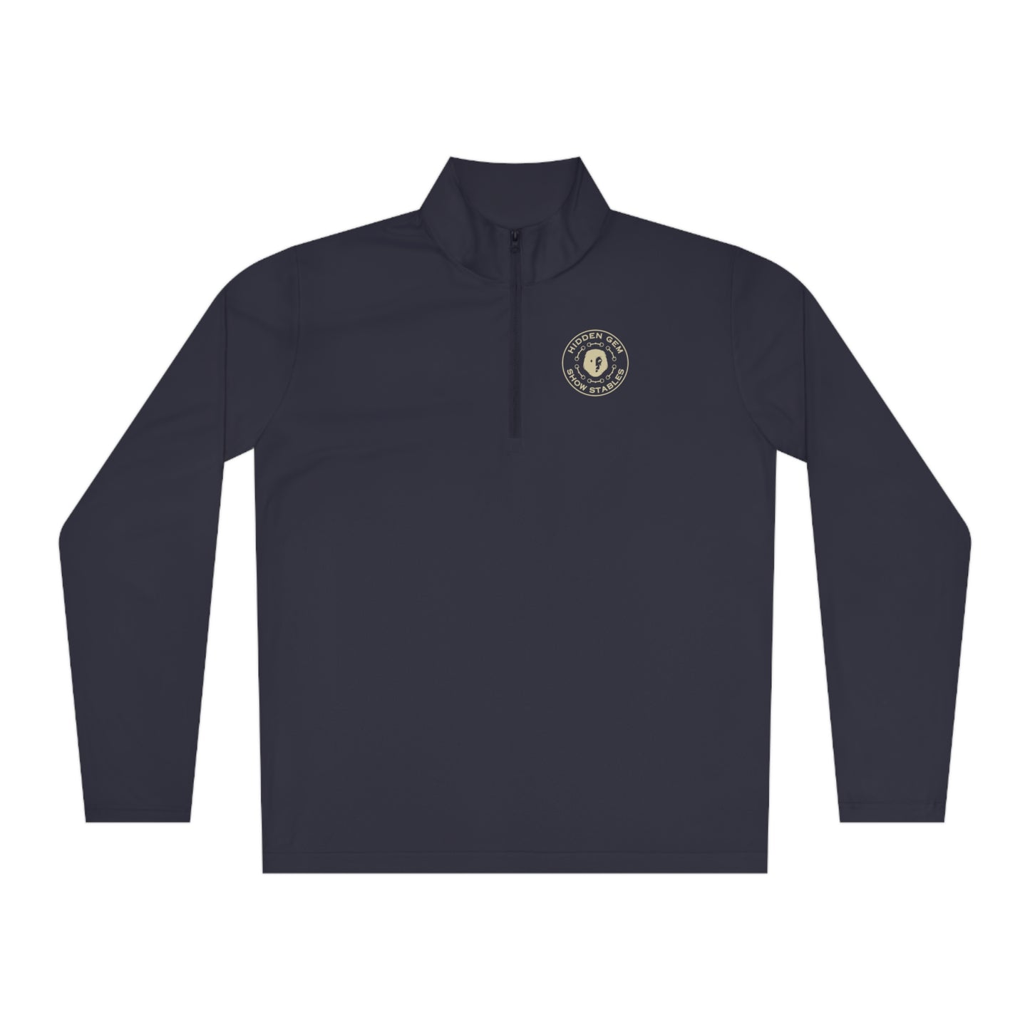 Quarter-Zip Sunshirt Pullover with Logo Front & Back