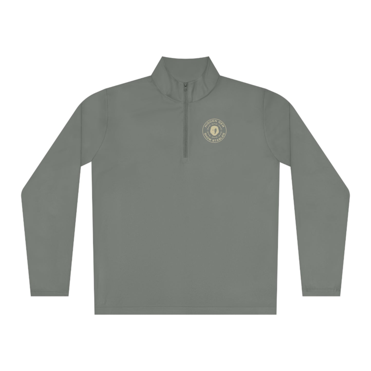 Quarter-Zip Sunshirt Pullover with Logo Front & Back