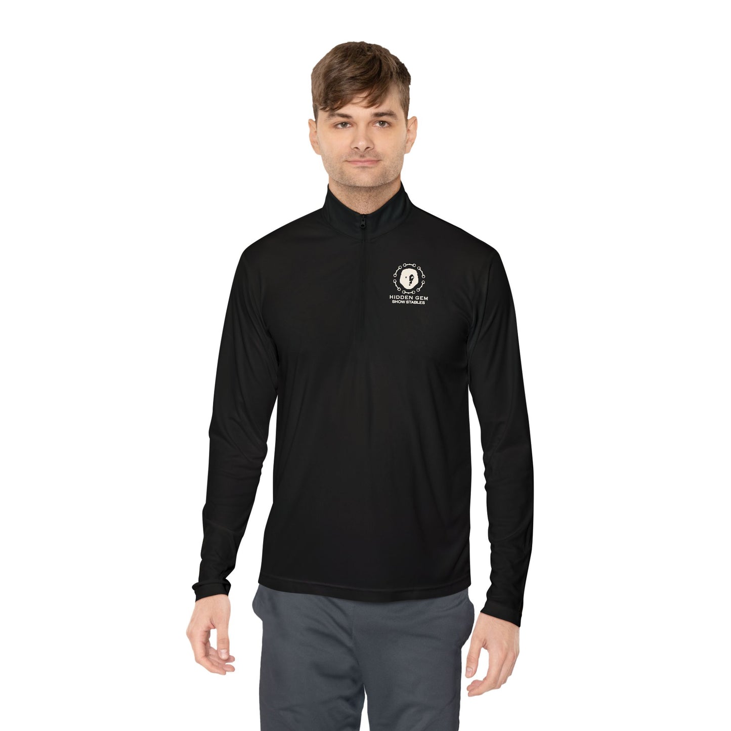 Hidden Gem Show Stables Unisex Quarter-Zip Sunshirt