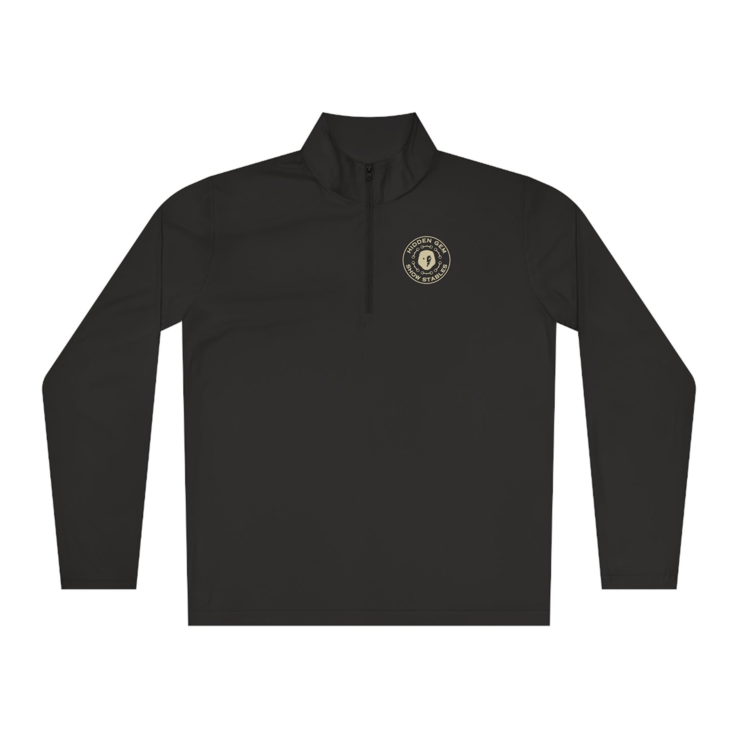 Quarter-Zip Sunshirt Pullover with Logo Front & Back