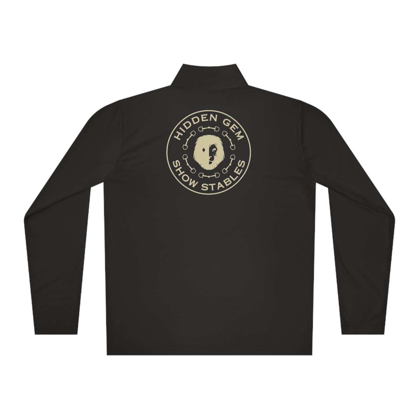 Quarter-Zip Sunshirt Pullover with Logo Front & Back