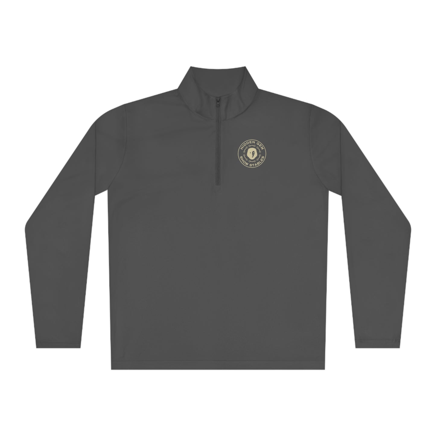 Quarter-Zip Sunshirt Pullover with Logo Front & Back