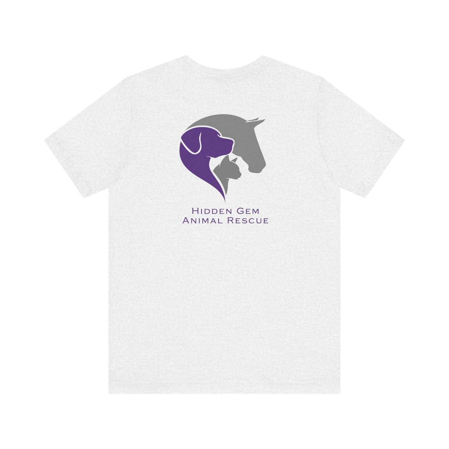 Hidden Gem Animal Rescue Unisex Jersey Short Sleeve Tee