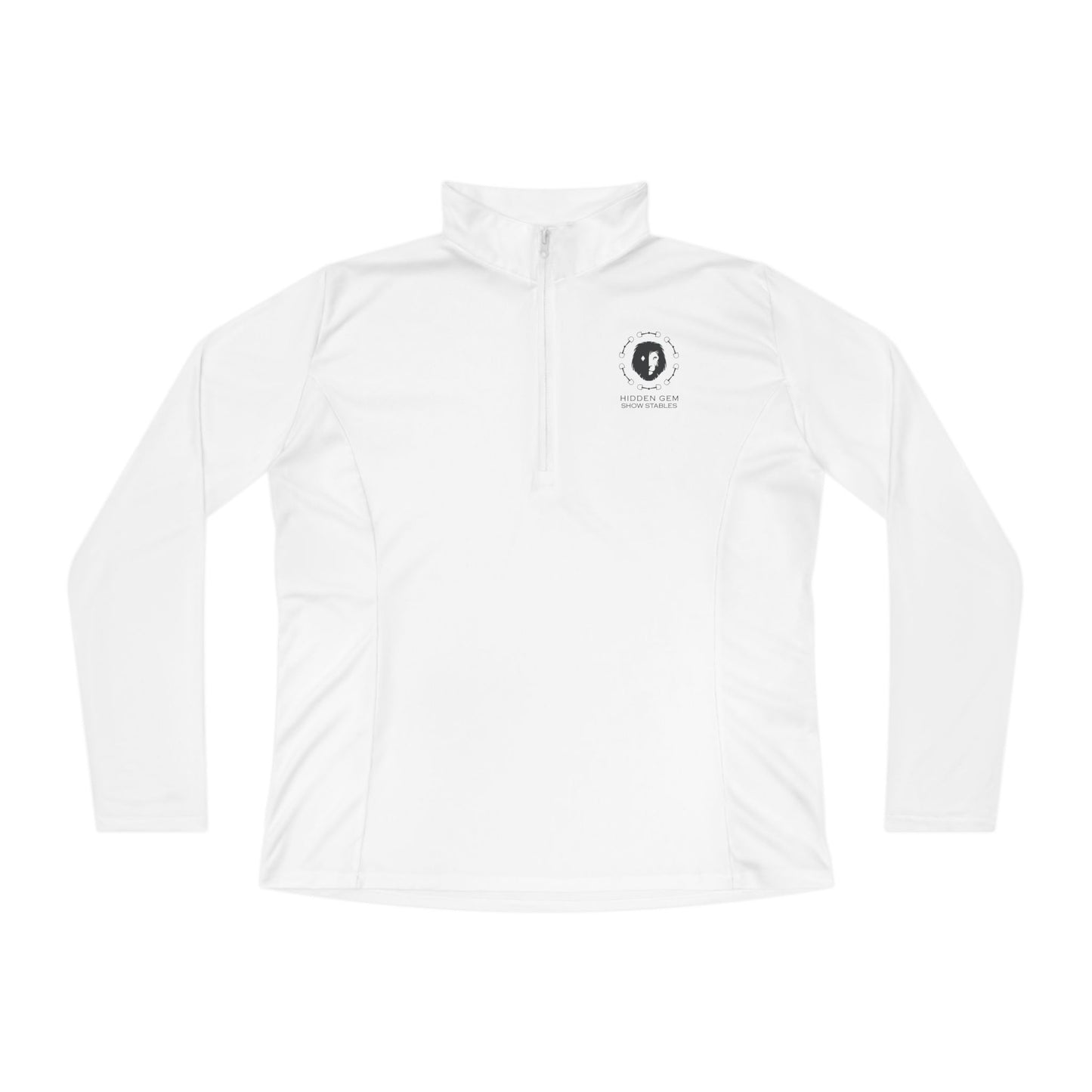 Hidden Gem Show Stables Ladies Quarter Zip Sunshirt