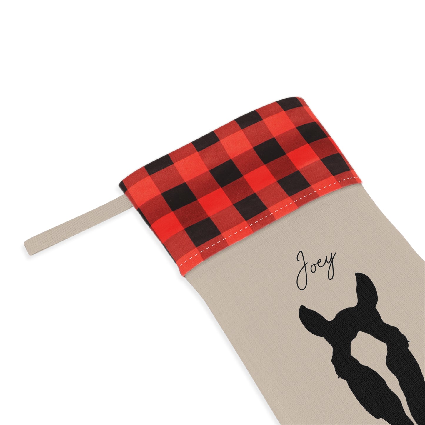 Custom Equestrian Christmas Stocking