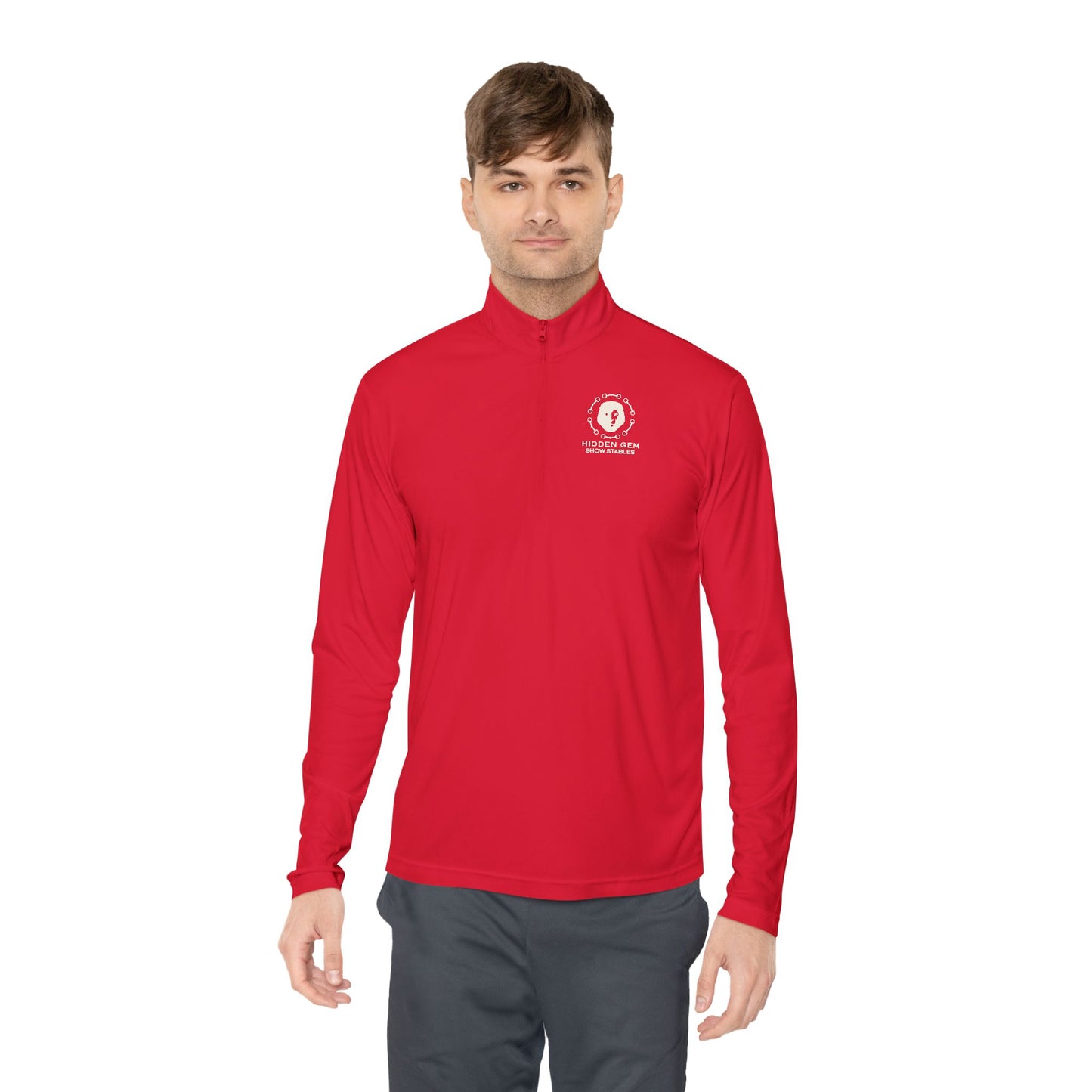 Hidden Gem Show Stables Unisex Quarter-Zip Sunshirt