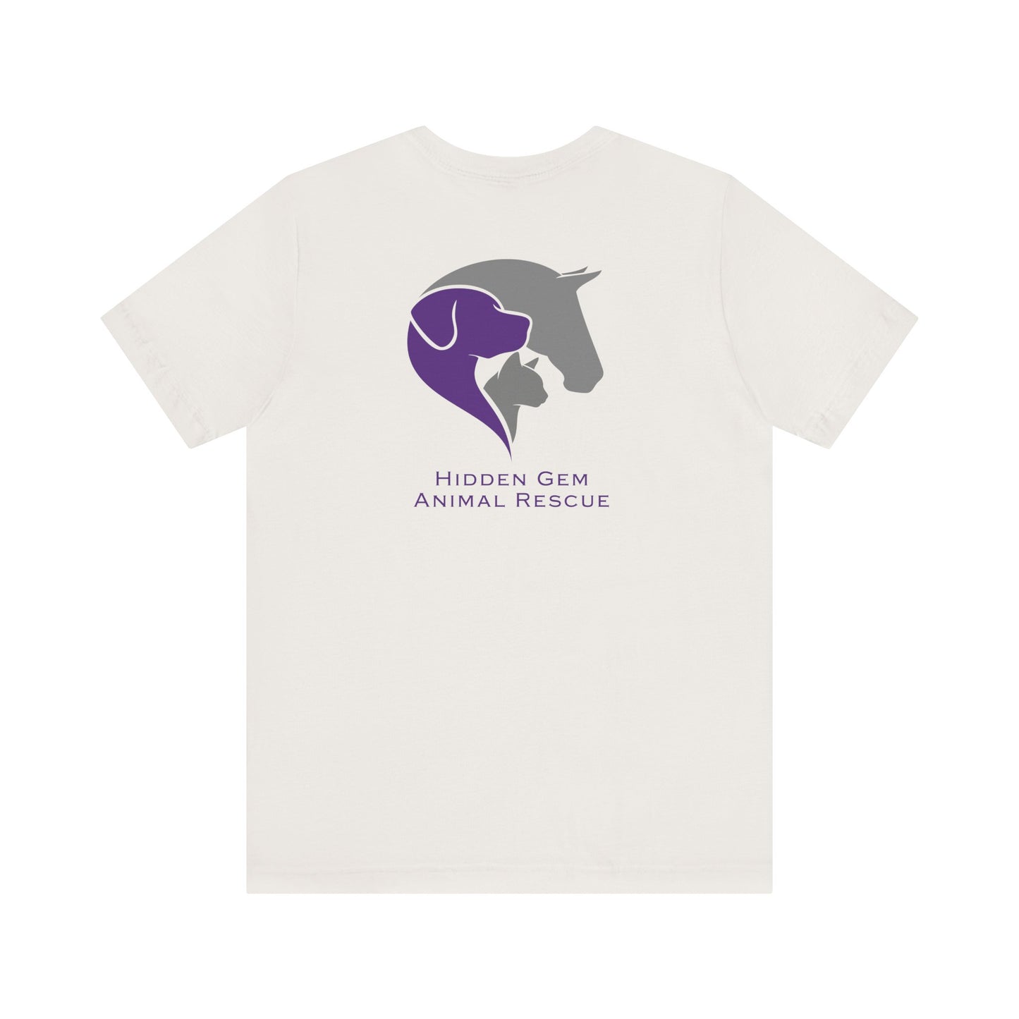 Hidden Gem Animal Rescue Unisex Jersey Short Sleeve Tee