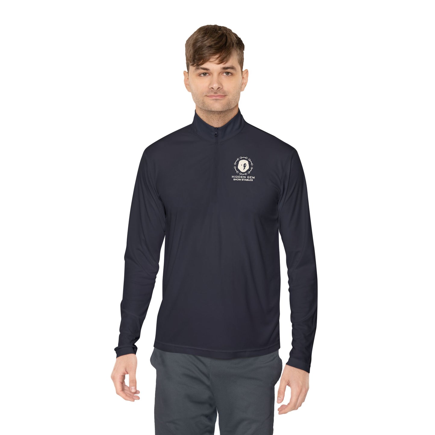 Hidden Gem Show Stables Unisex Quarter-Zip Sunshirt