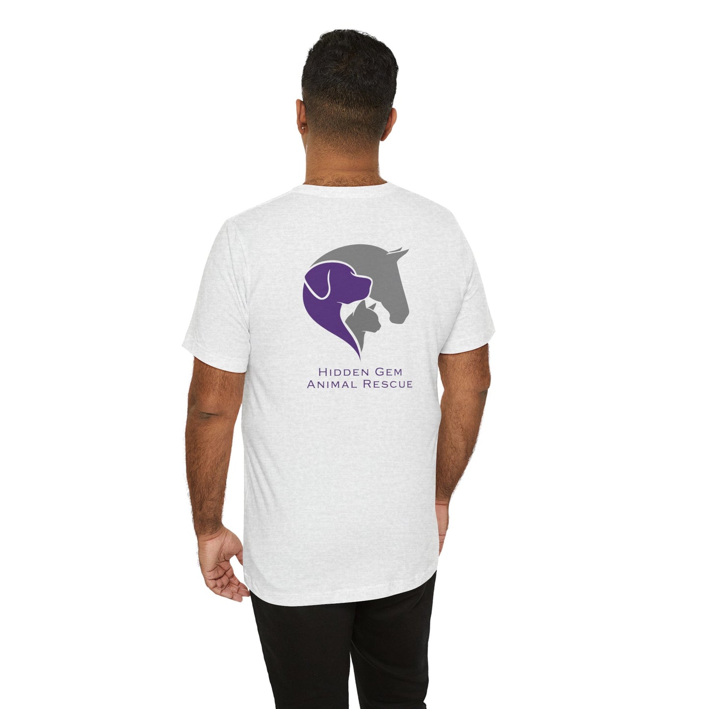 Hidden Gem Animal Rescue Unisex Jersey Short Sleeve Tee