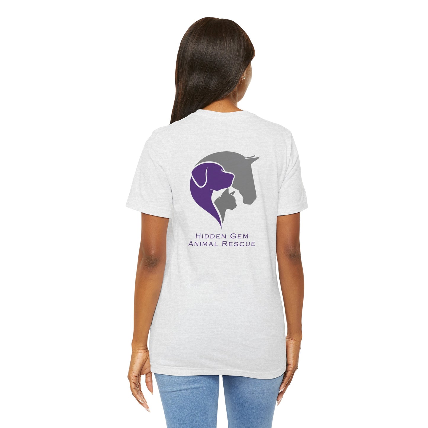 Hidden Gem Animal Rescue Unisex Jersey Short Sleeve Tee