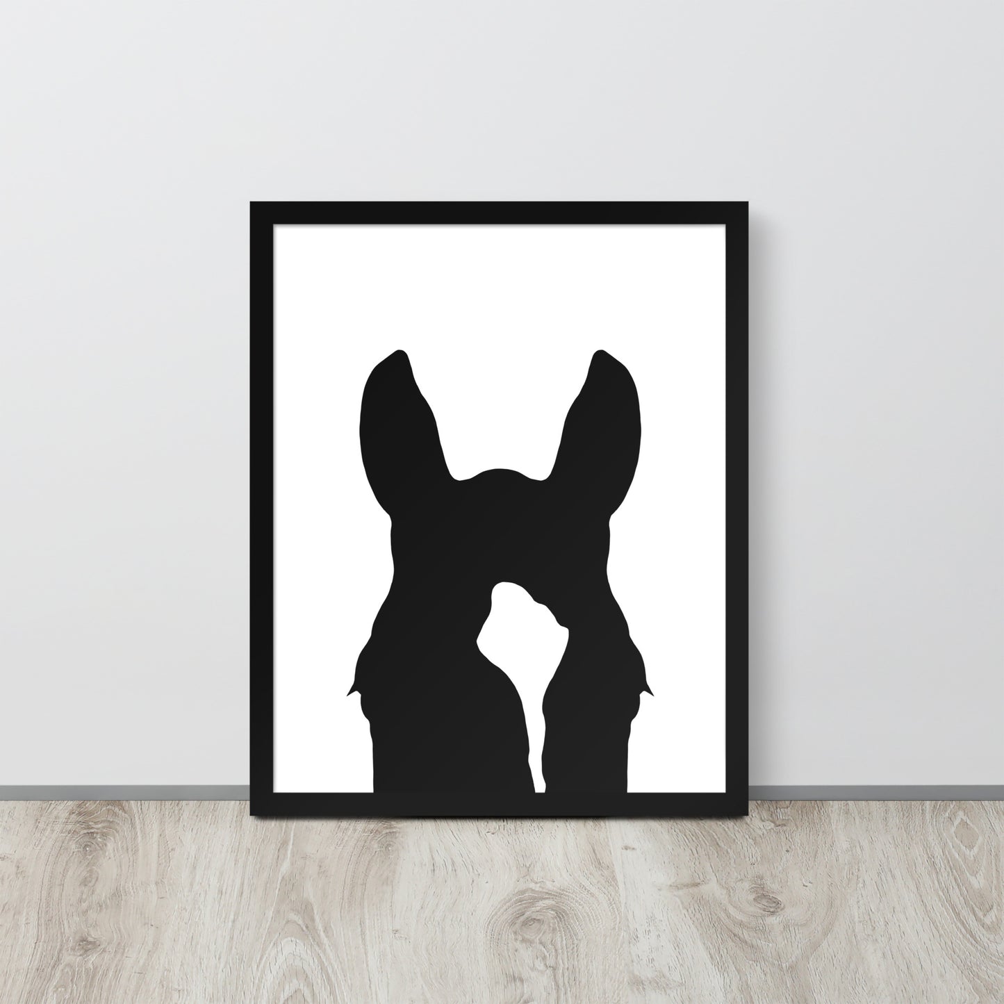 Custom Peekaboo Framed Poster Print
