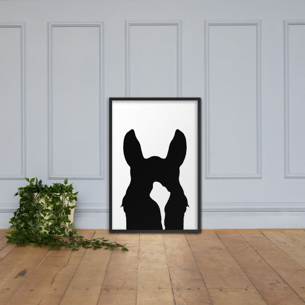 Custom Peekaboo Framed Poster Print