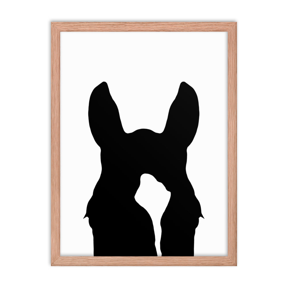 Custom Peekaboo Framed Poster Print
