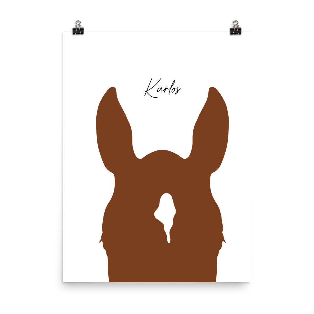 Custom Peekaboo Poster Print