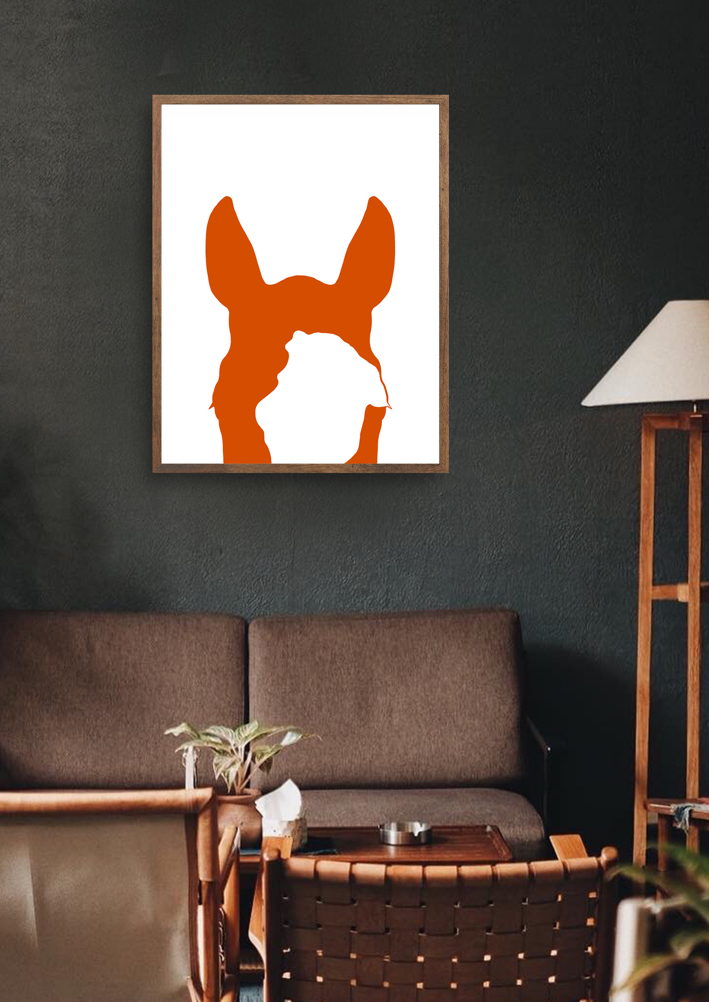 Custom Peekaboo Framed Poster Print