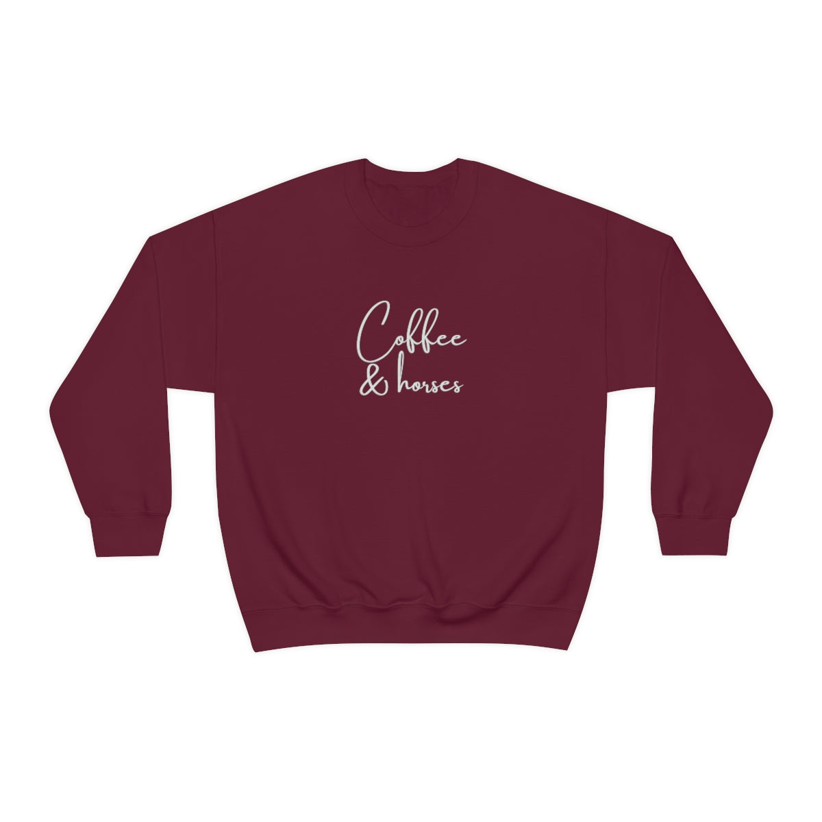 Coffee and Horses Crew Sweatshirt