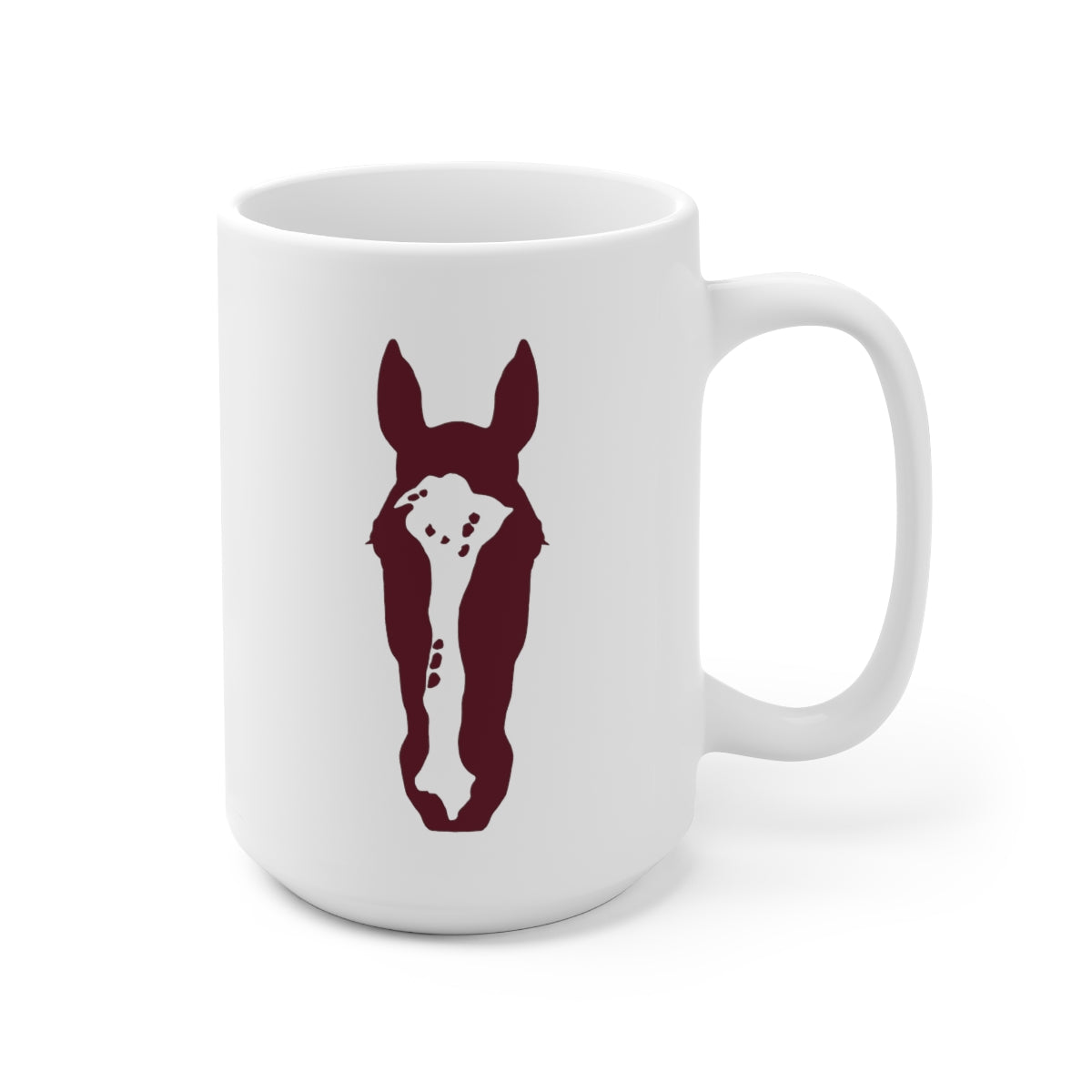 Custom Horse Silhouette Ceramic Mug 15oz