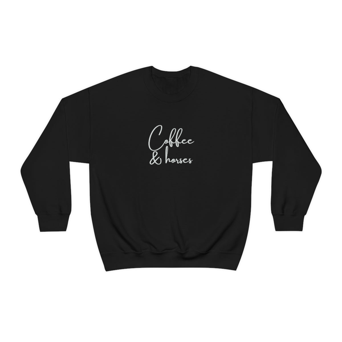 Coffee and Horses Crew Sweatshirt