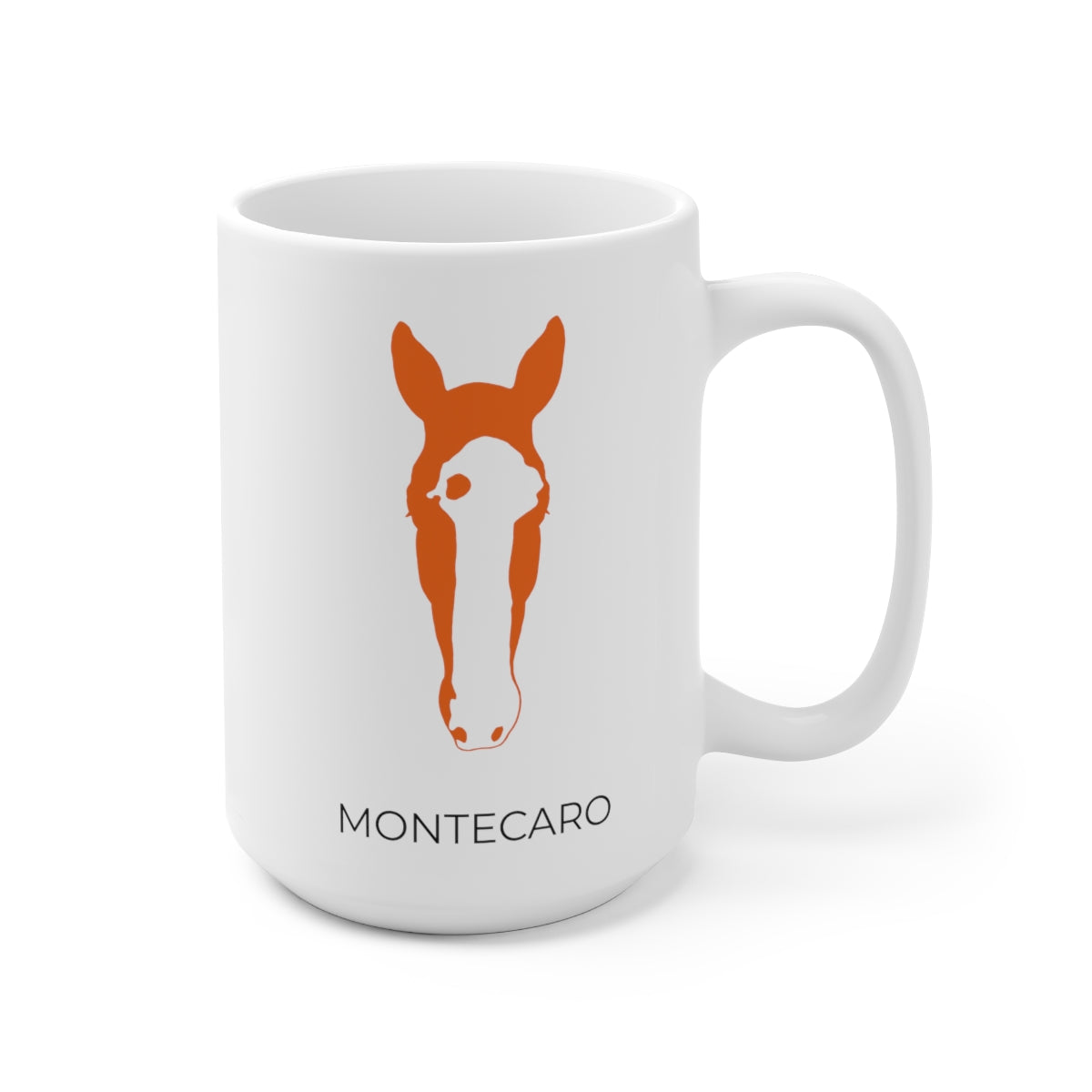 Custom Horse Silhouette Ceramic Mug 15oz