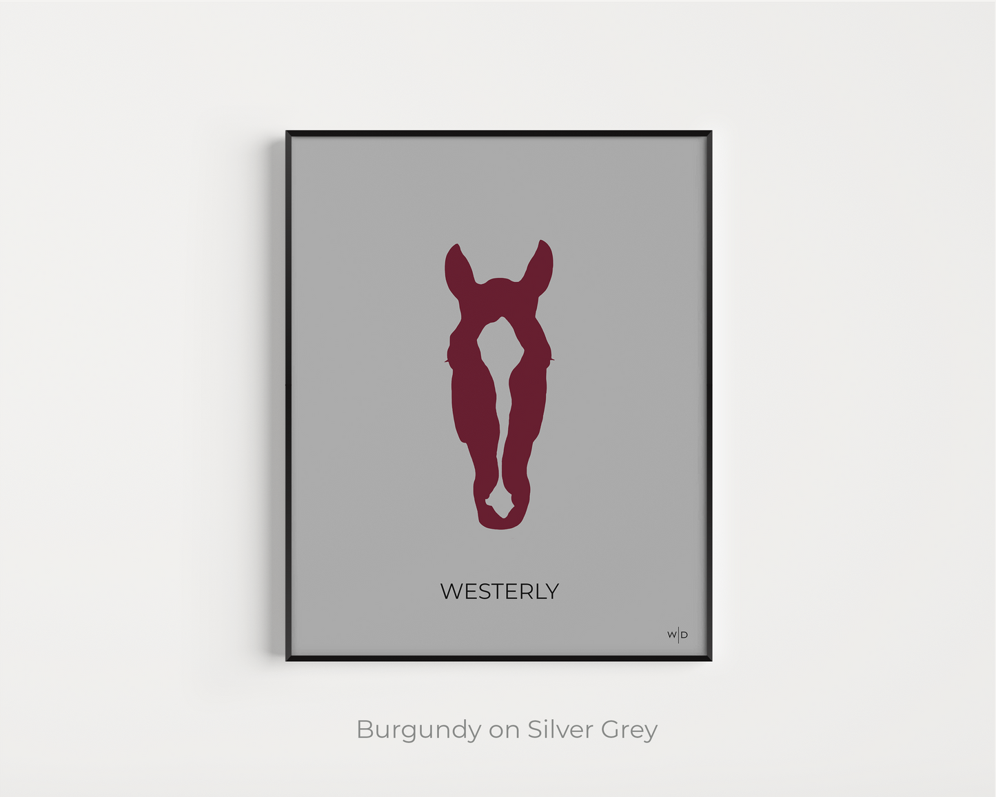 Custom Duotone Digital Download Horse Silhouette 8x10"