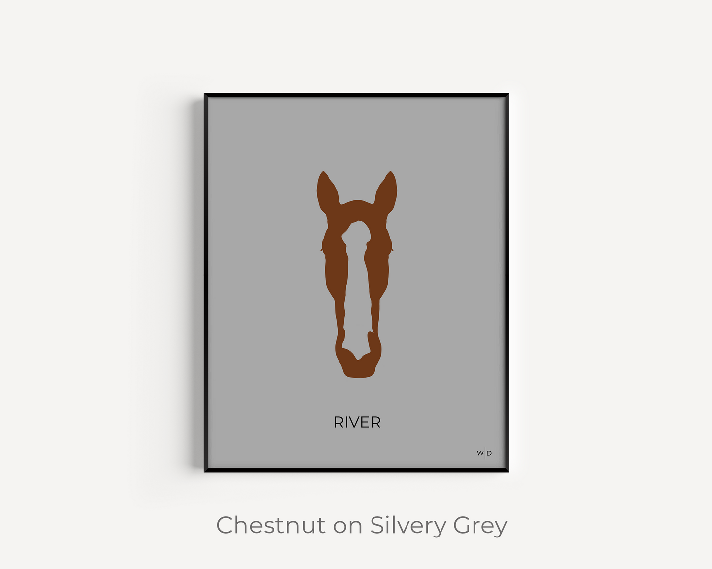Custom Horse Silhouette with Logo