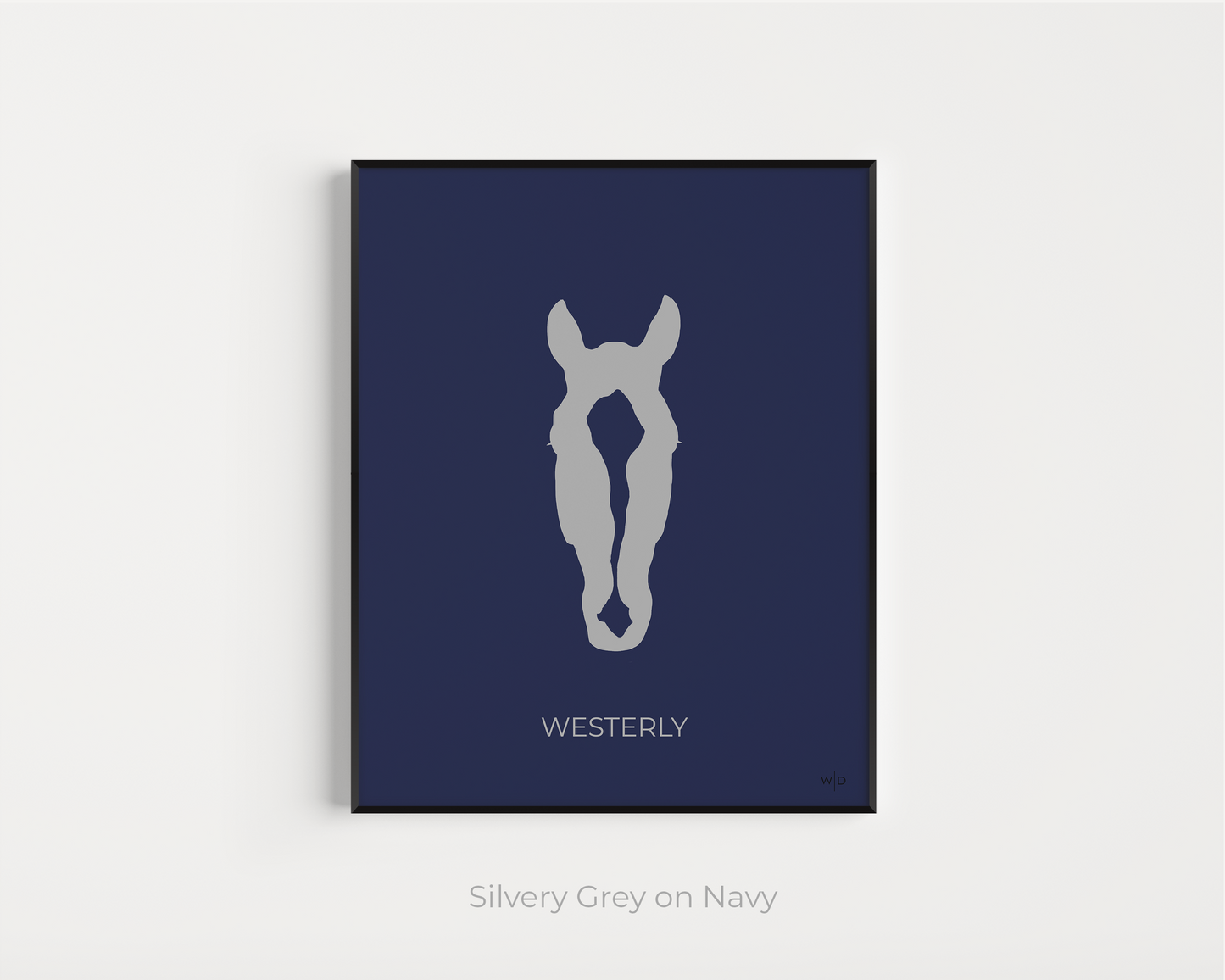 Custom Duotone Digital Download Horse Silhouette 8x10"
