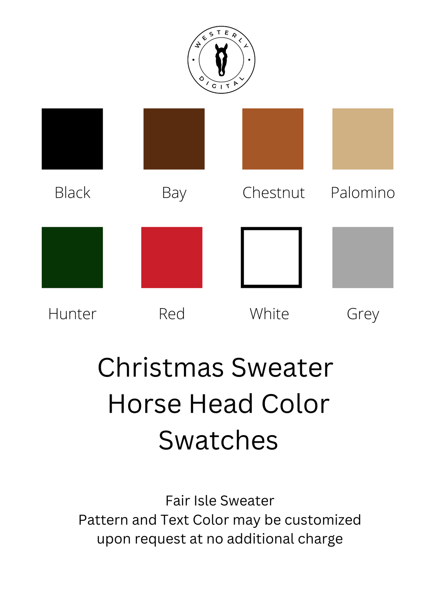 Custom Equestrian Christmas Sweater Crewneck