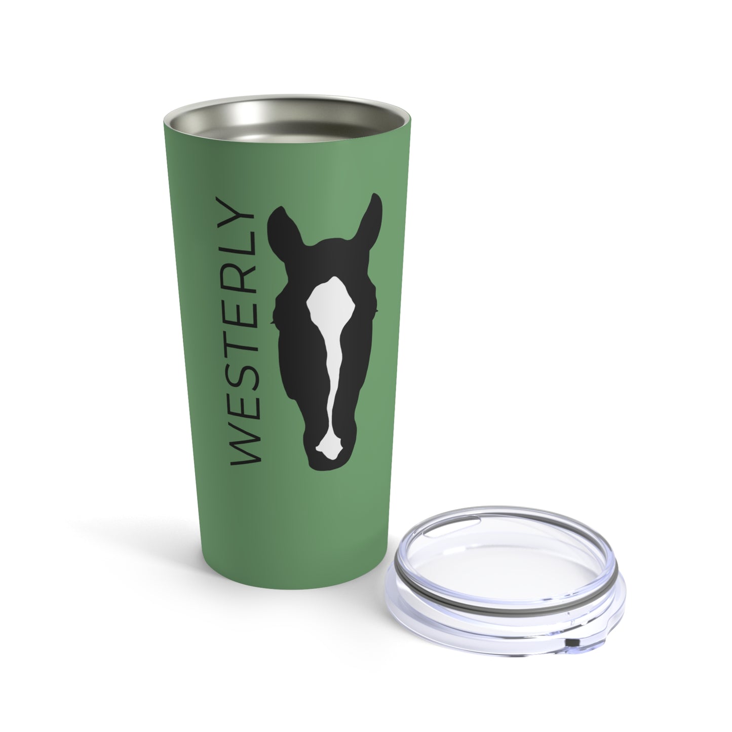 Custom Horse Portrait Vacuum Tumbler, 20oz