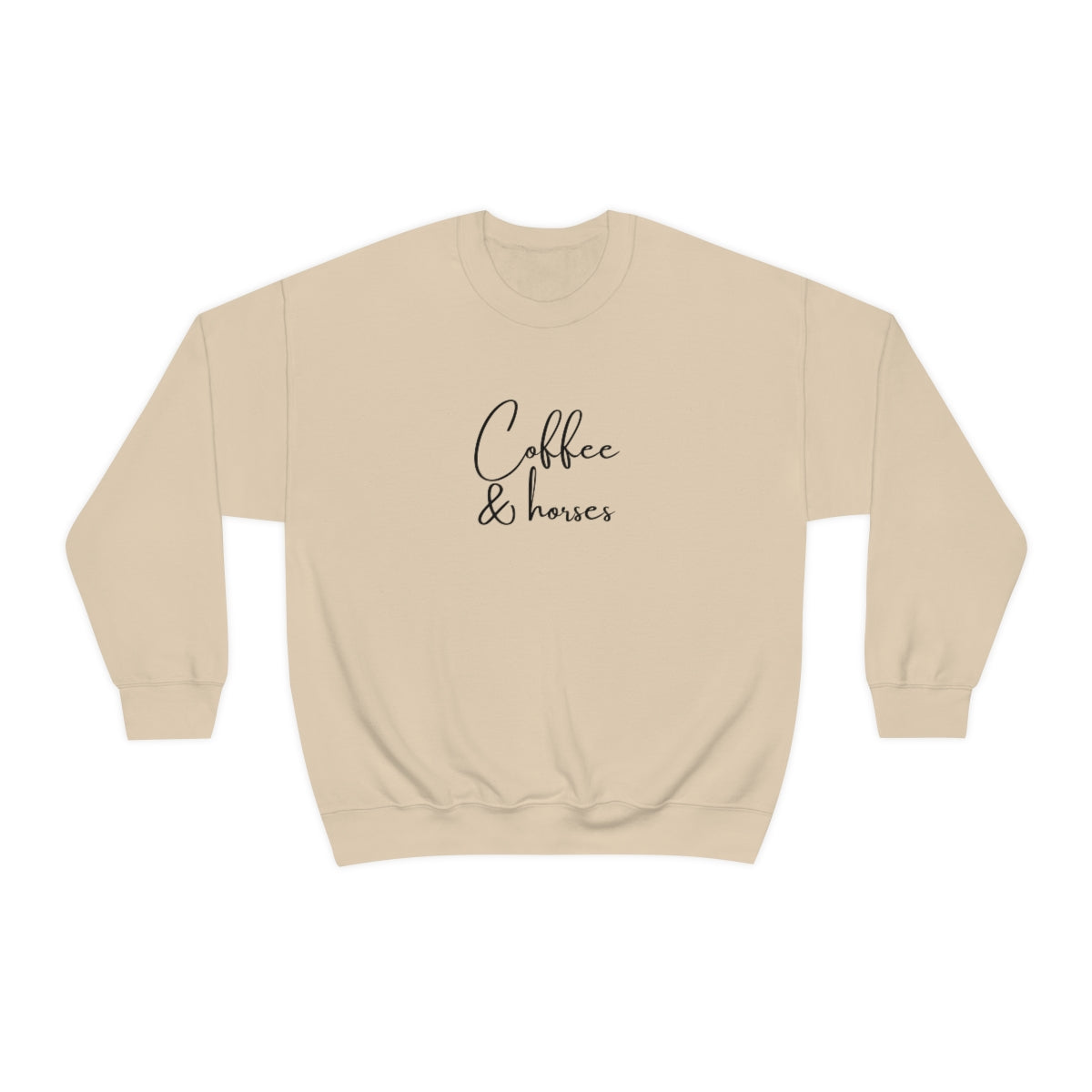 Coffee and Horses Crew Sweatshirt