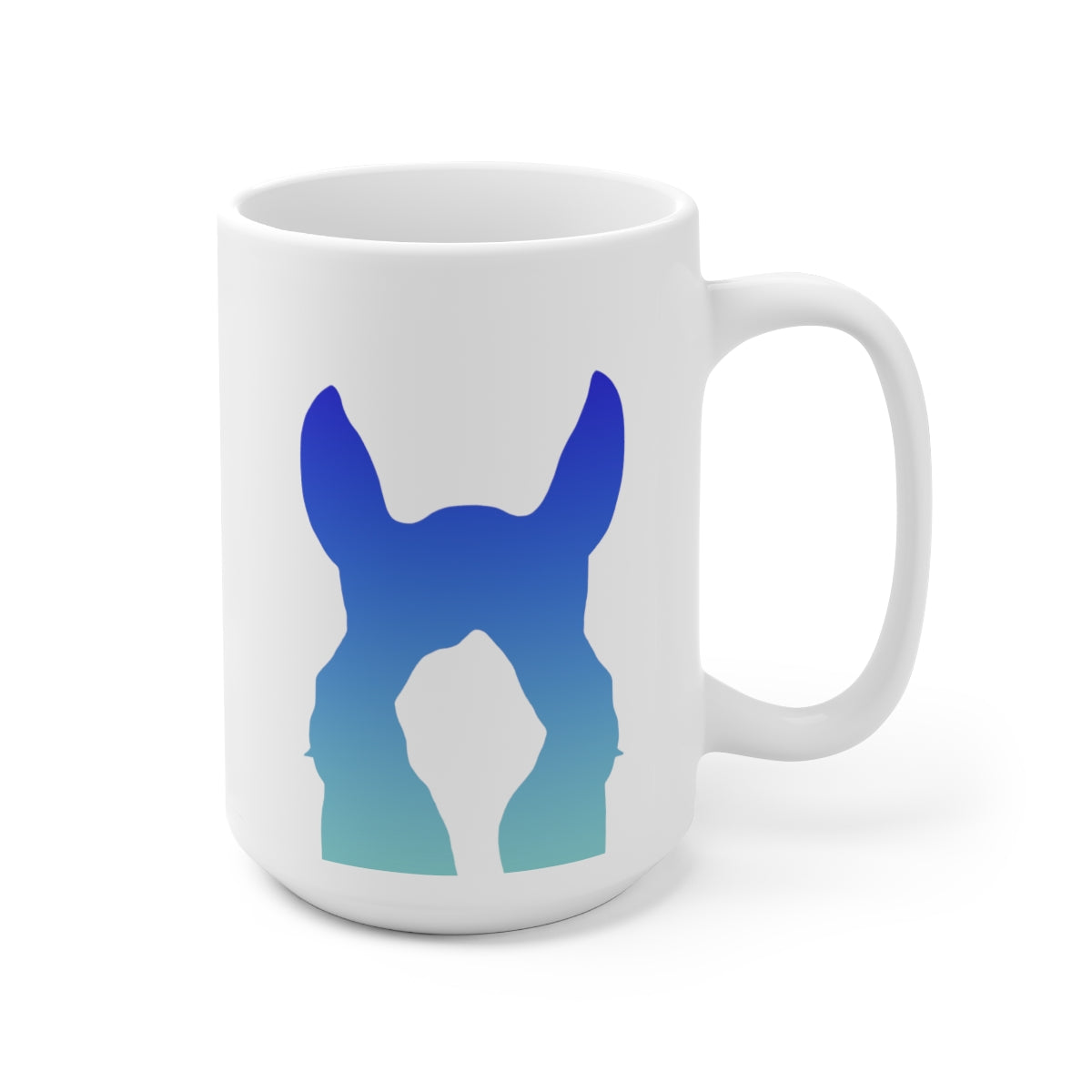 Custom Horse Silhouette Ceramic Mug 15oz