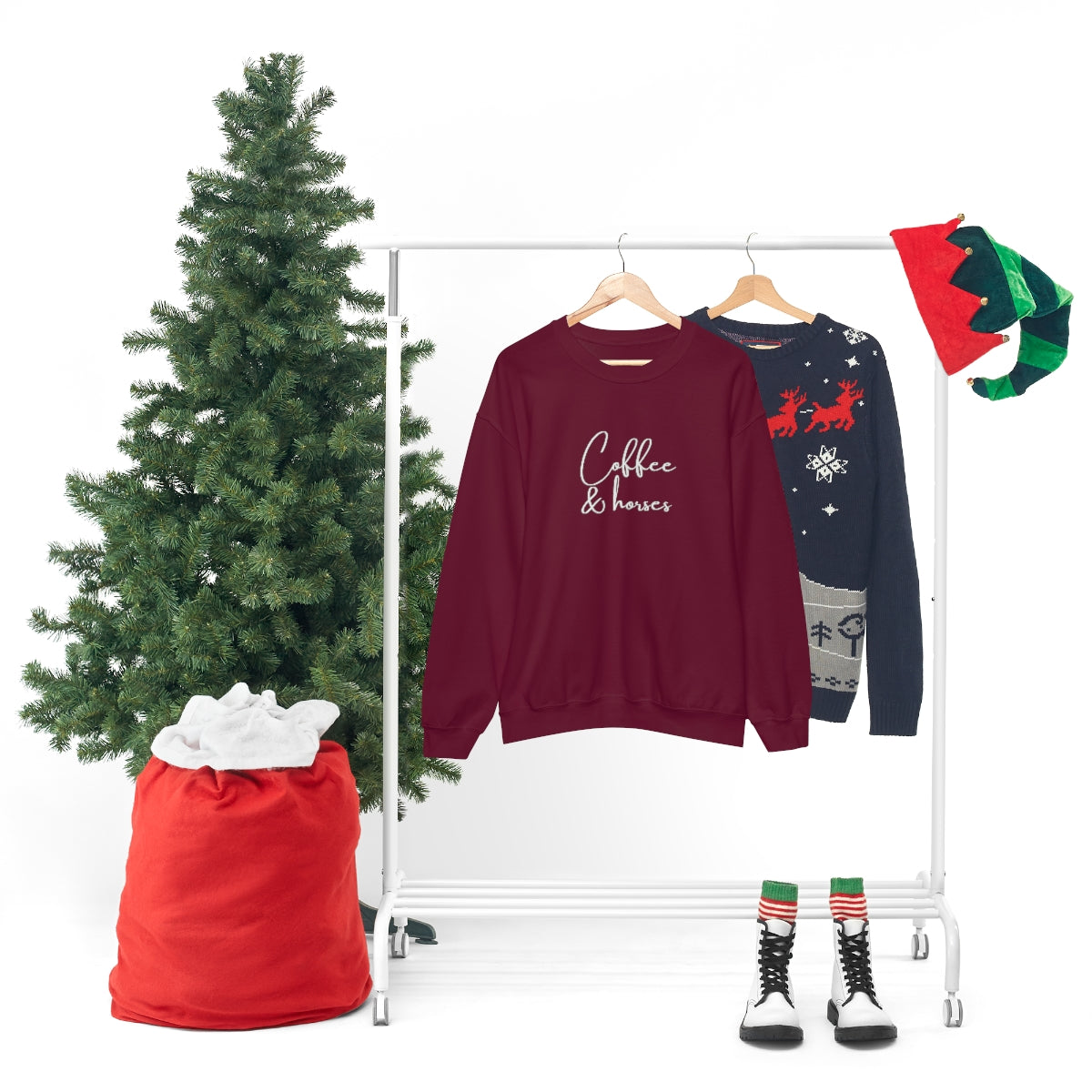 Coffee and Horses Crew Sweatshirt