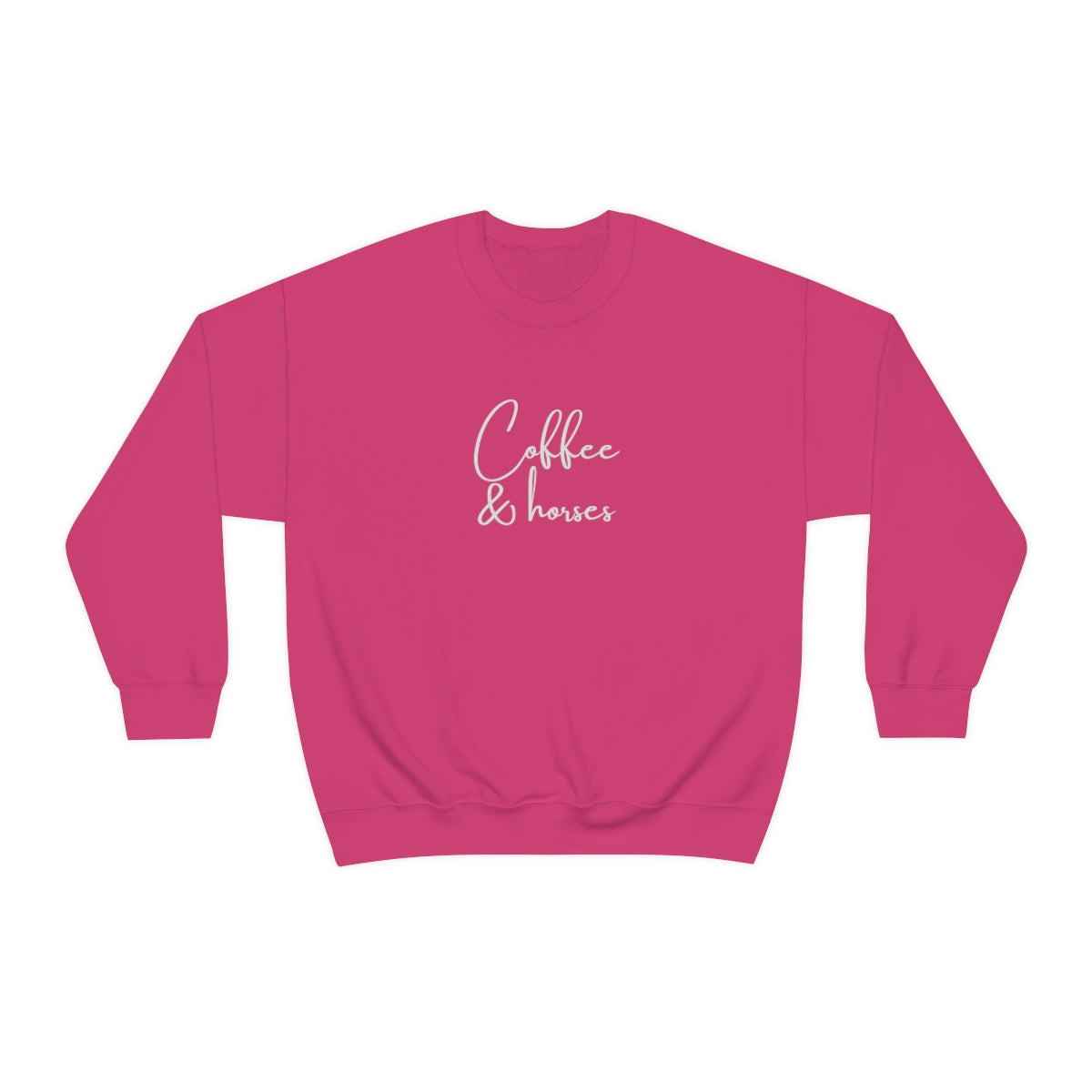 Coffee and Horses Crew Sweatshirt