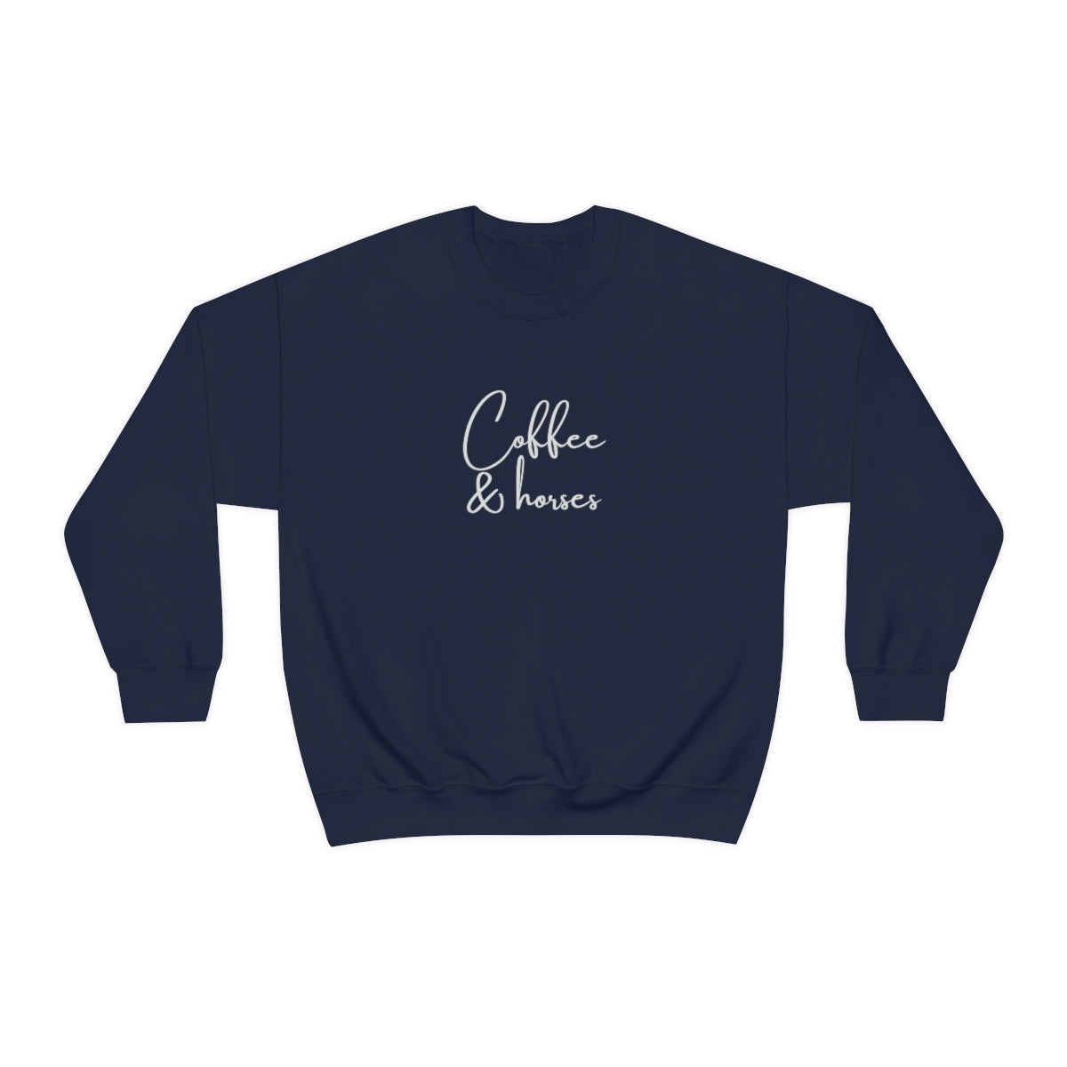 Coffee and Horses Crew Sweatshirt