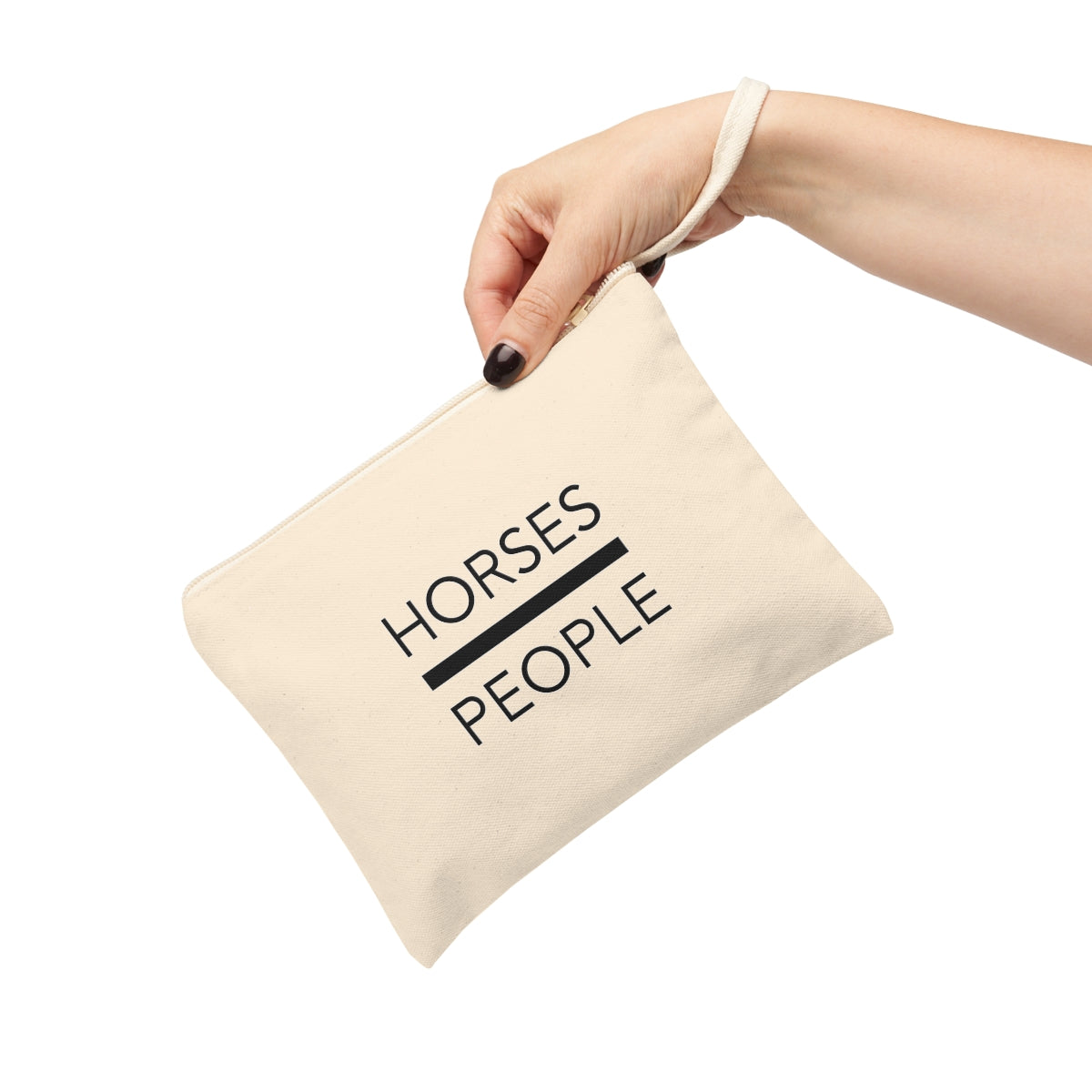 Horses Over People Zipper Pouch